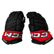 CCM HGJS - NCAA Pro Stock Hockey Glove (Black/Red)