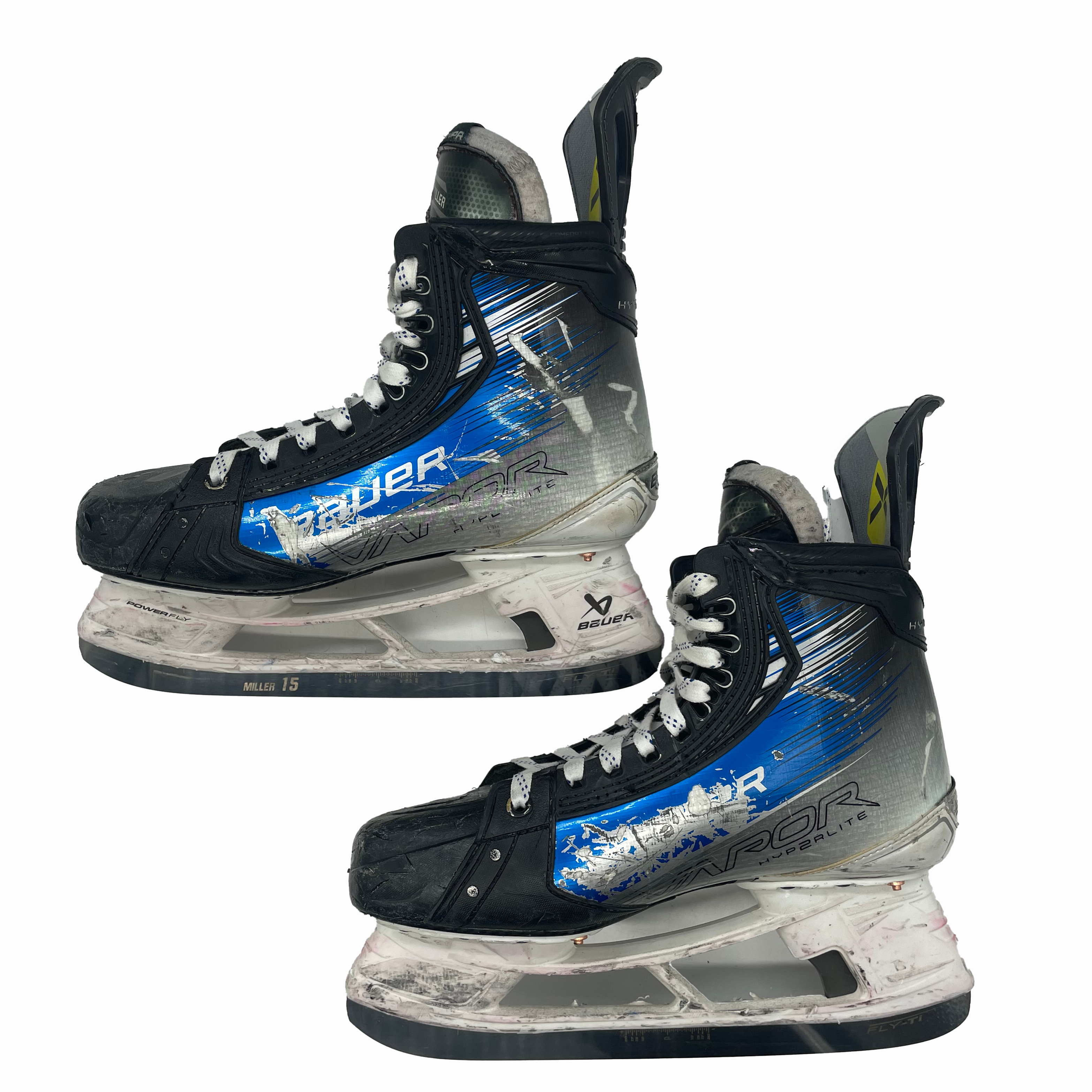 Bauer Vapor Hyperlite 2 - Used Pro Stock Hockey Skate - Size 9.5D (Blue)