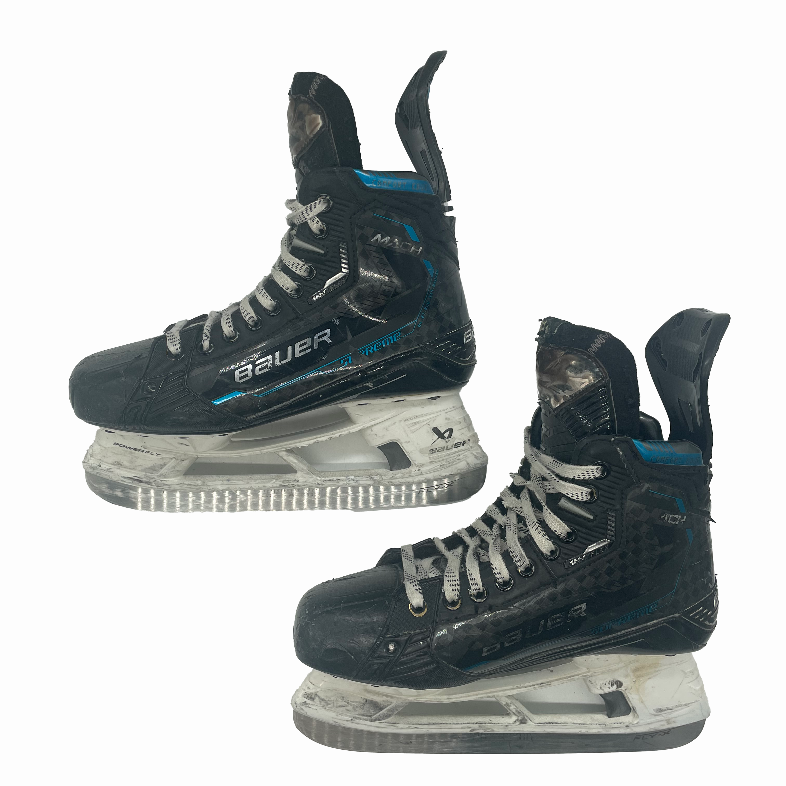 Bauer Supreme Mach - Used Pro Stock Hockey Skate - Size 7.5D (Blue)