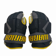 Warrior Alpha - Used ECHL Pro Stock Glove (Black/Grey/Yellow)