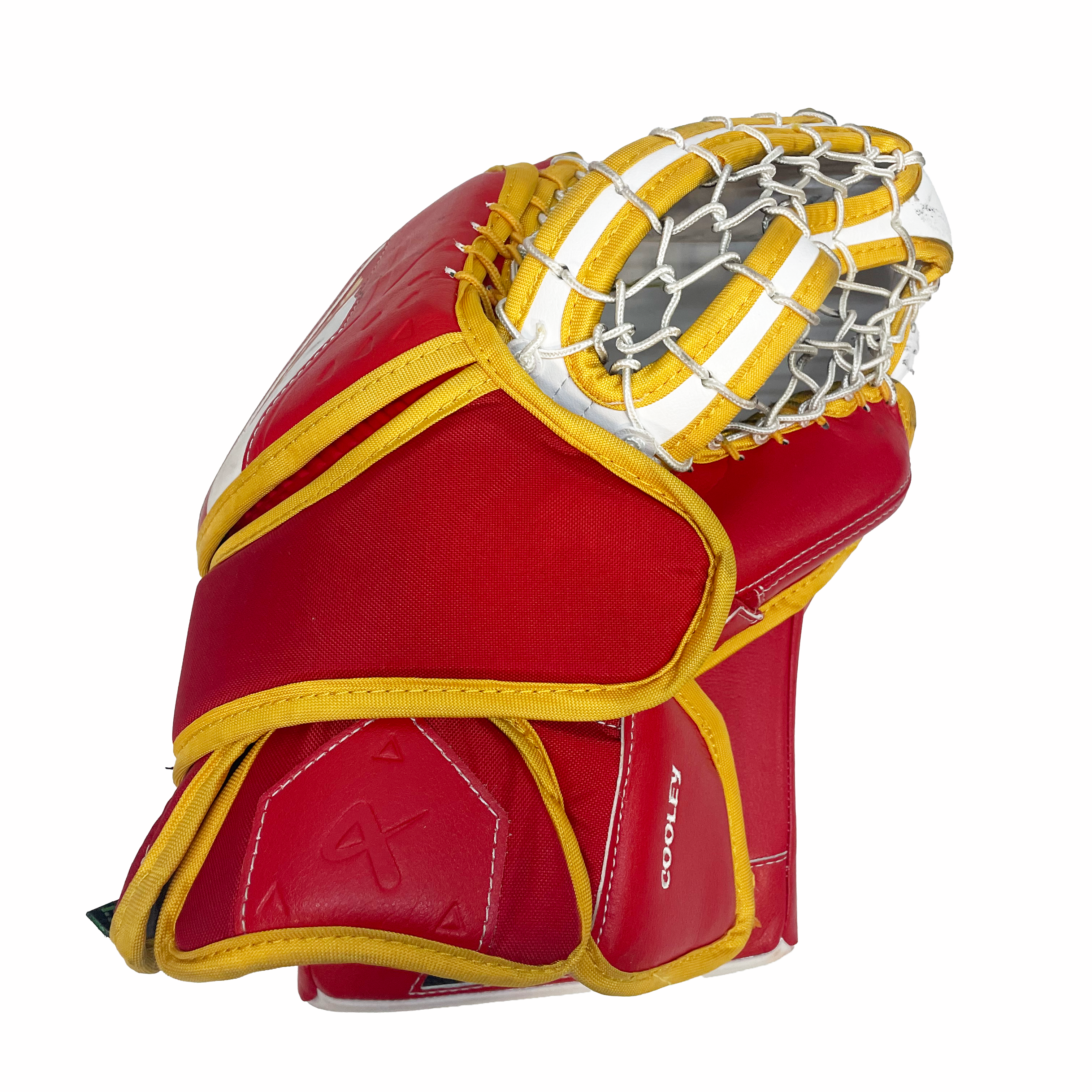 Bauer Supreme Shadow - Used Pro Stock Goalie Full Set (White/Red/Yellow)