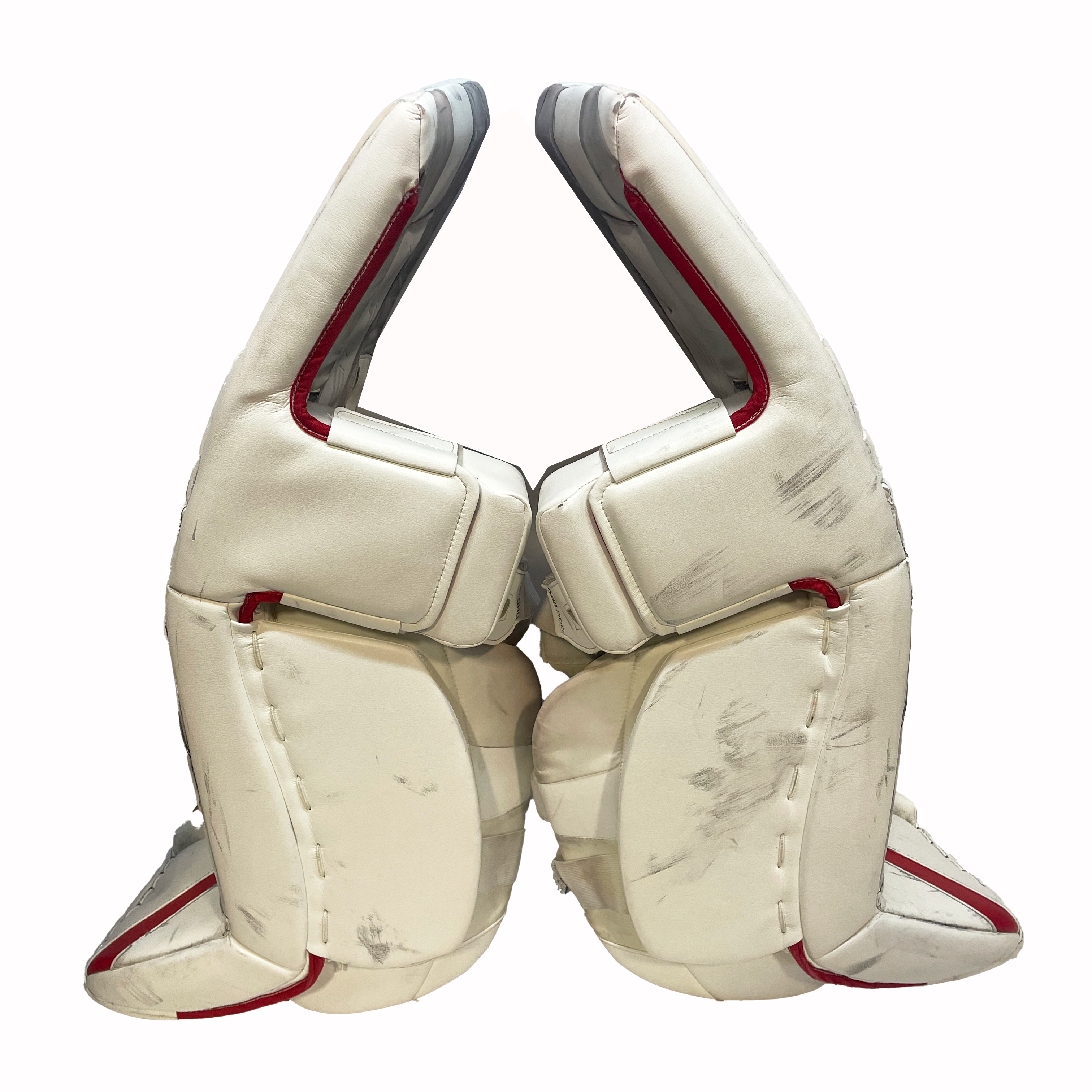 CCM Extreme Flex 6 - Used AHL Pro Stock Senior Goalie Full Set (White/Red)