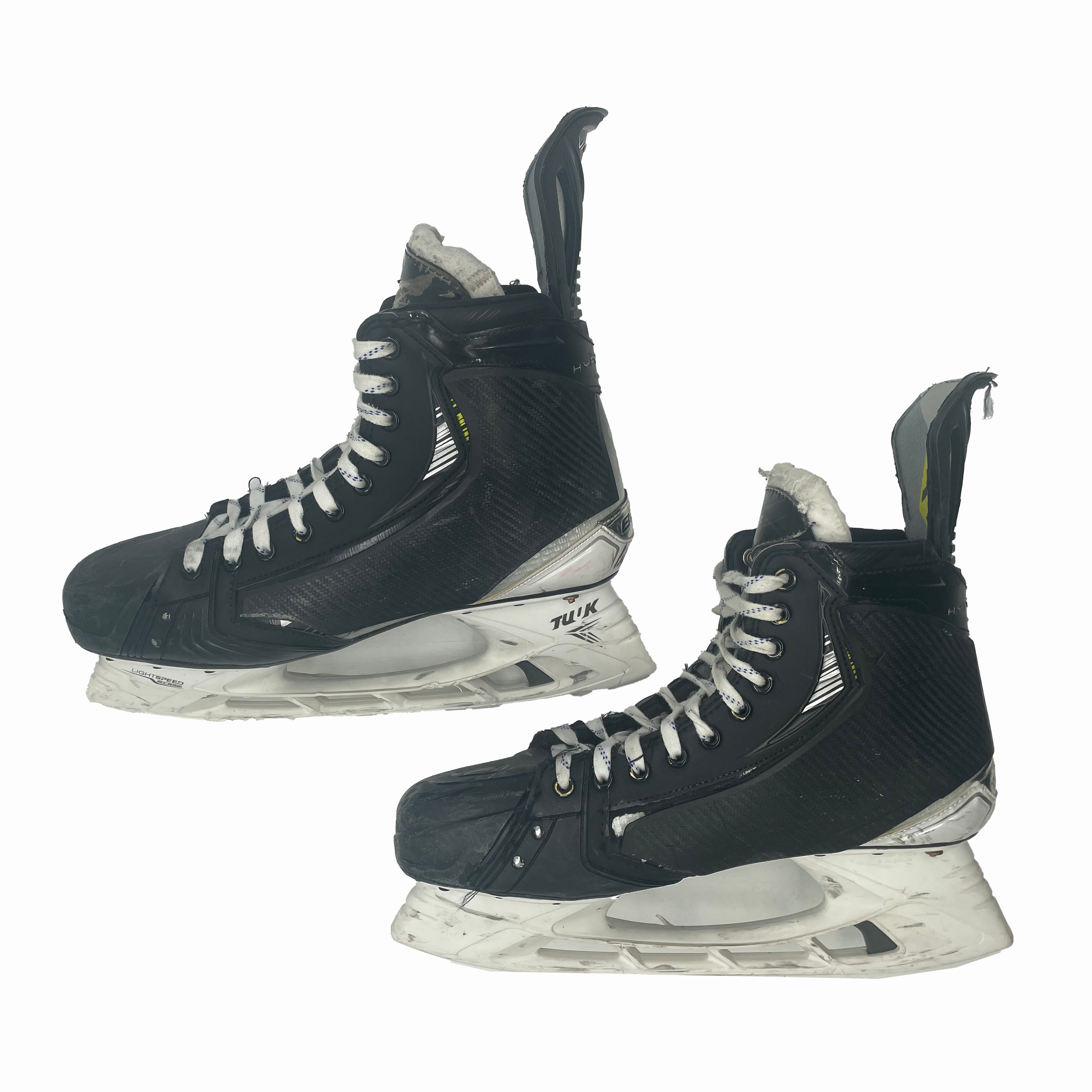 Bauer Vapor Hyperlite 2 - Used Pro Stock Hockey Skates with Shot Blockers - Size 13E
