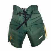 CCM HPG12A - Pro Stock Hockey Goalie Pants (Green/Yellow/White)