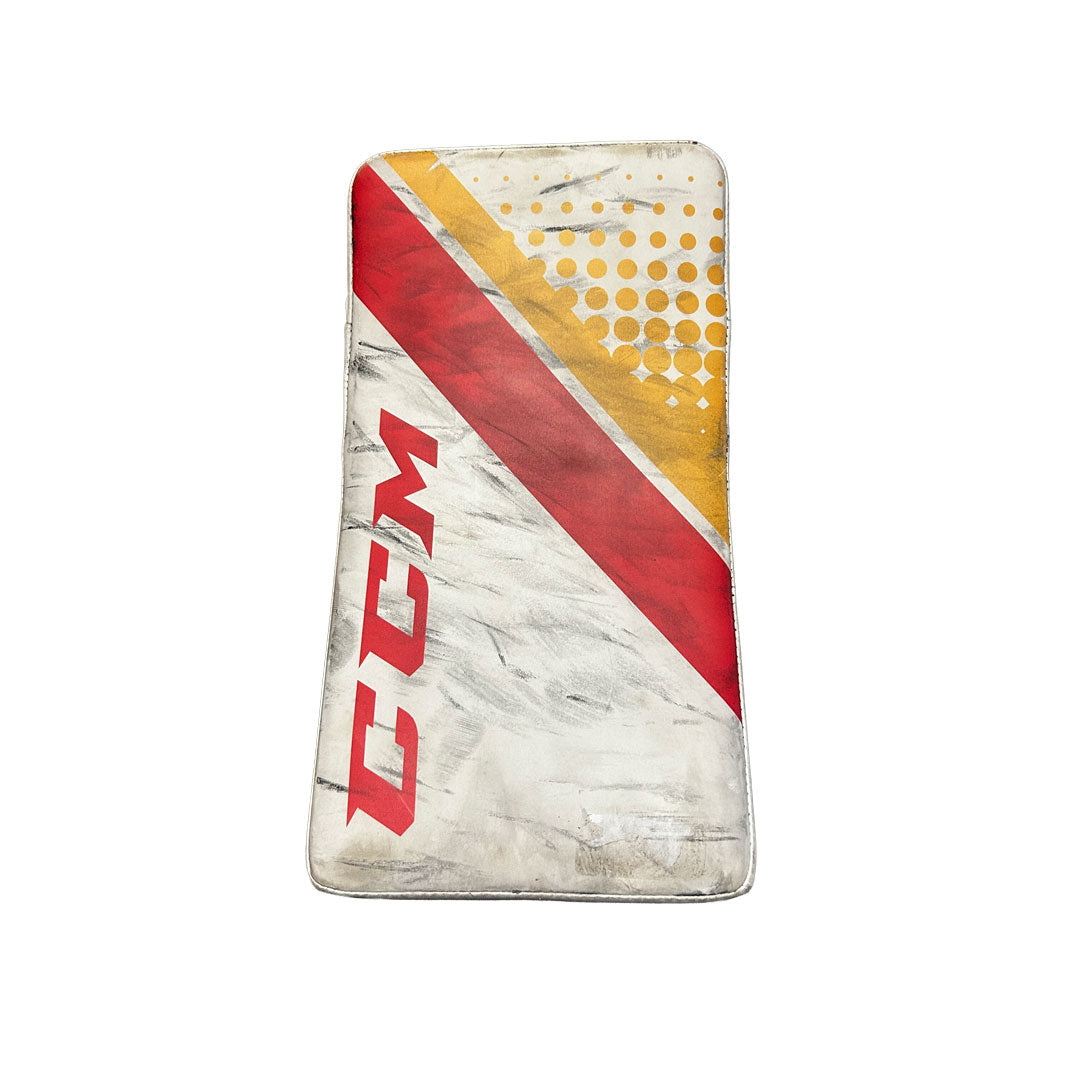 CCM Extreme Flex 5 - Used Pro Stock Goalie Full Set (White/Red/Yellow)