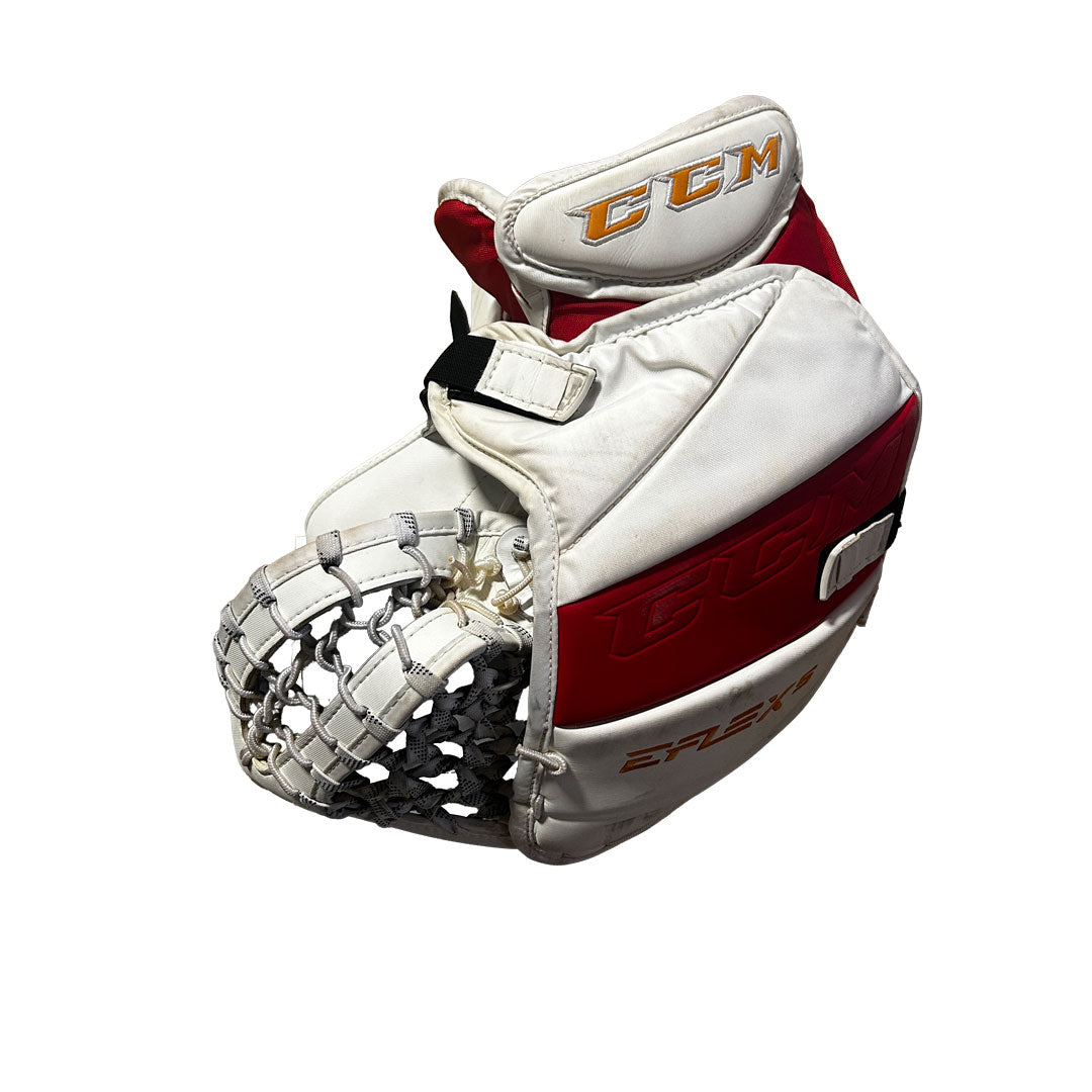 CCM Extreme Flex 5 - Used Pro Stock Goalie Full Set (White/Red/Yellow)