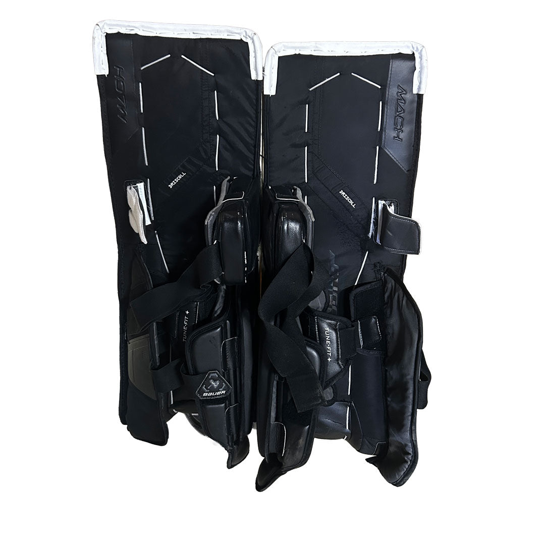 Bauer Supreme Mach - Used Pro Stock Goalie Pads (White/Black)