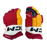 CCM HGJSPP - NHL Pro Stock Glove - Cole Schwindt (Red/Yellow/White)