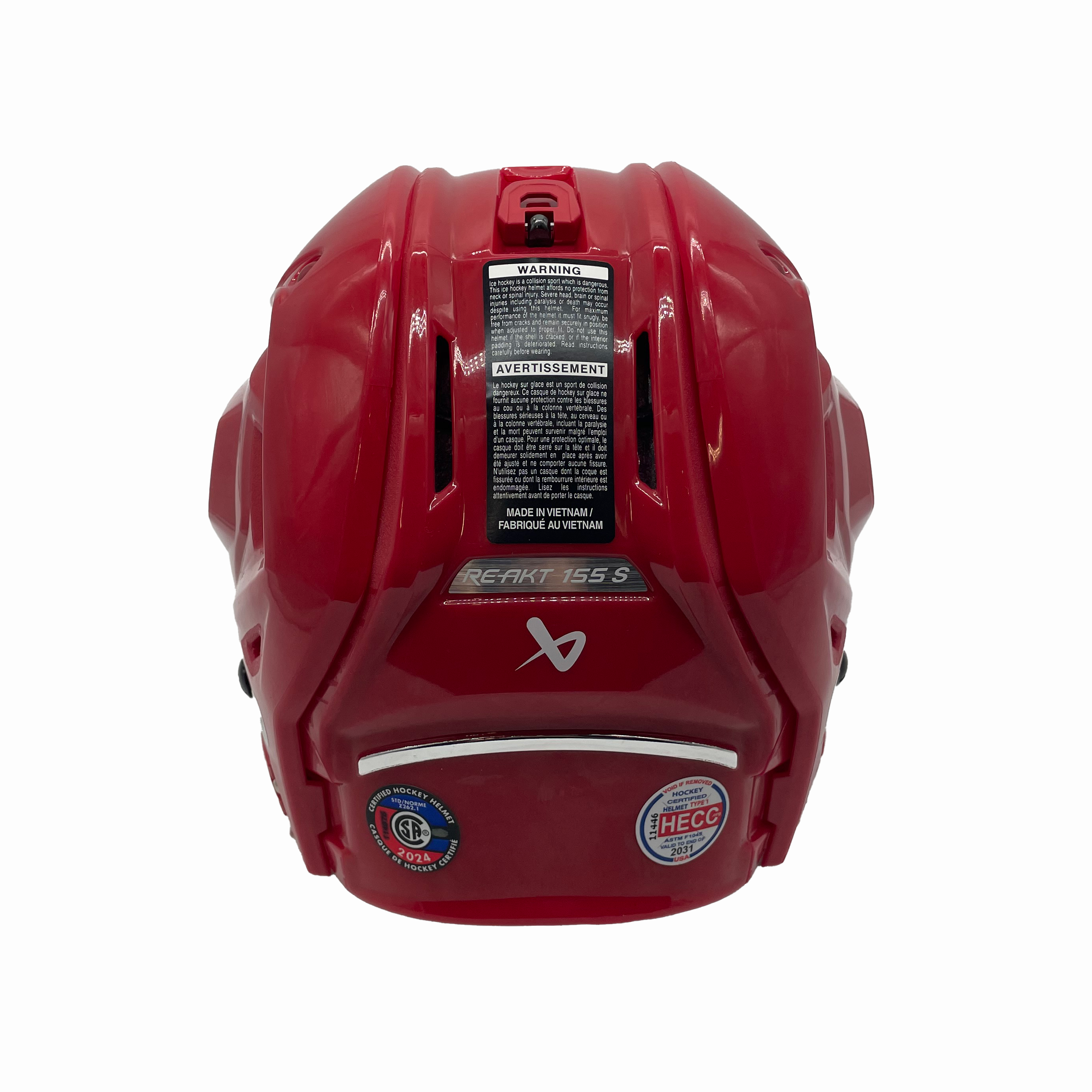 Bauer Re Akt 155 - Hockey Helmet (Red)