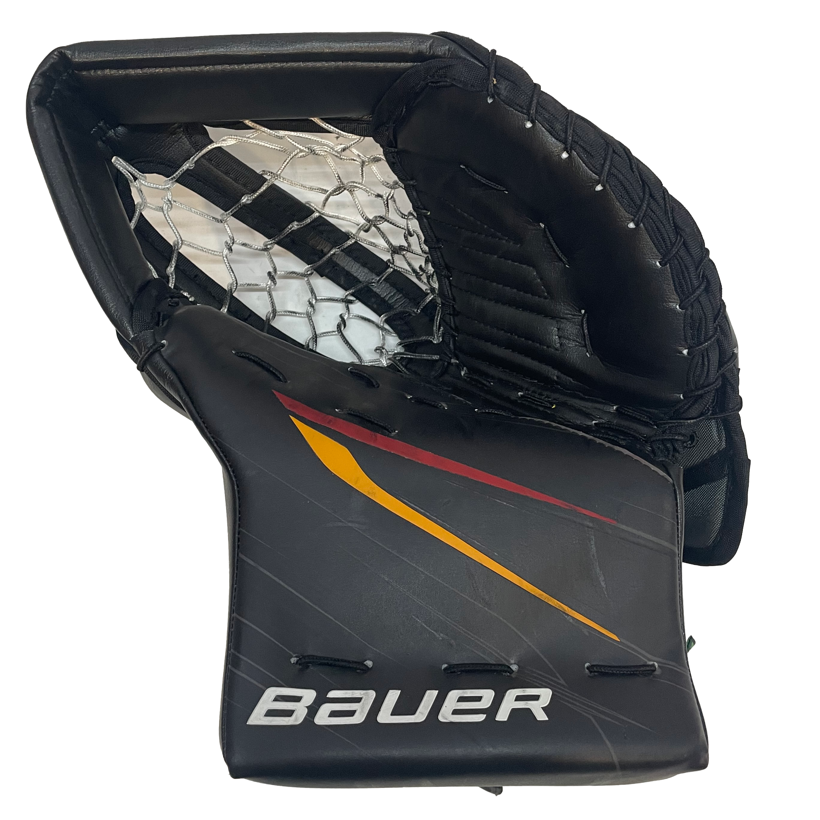 Bauer Vapor Hyperlite 2 - Used Pro Stock Goalie Full Set (Black/Yellow/Red)