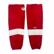 NCAA - Used Under Armour Hockey Socks (Red/White)