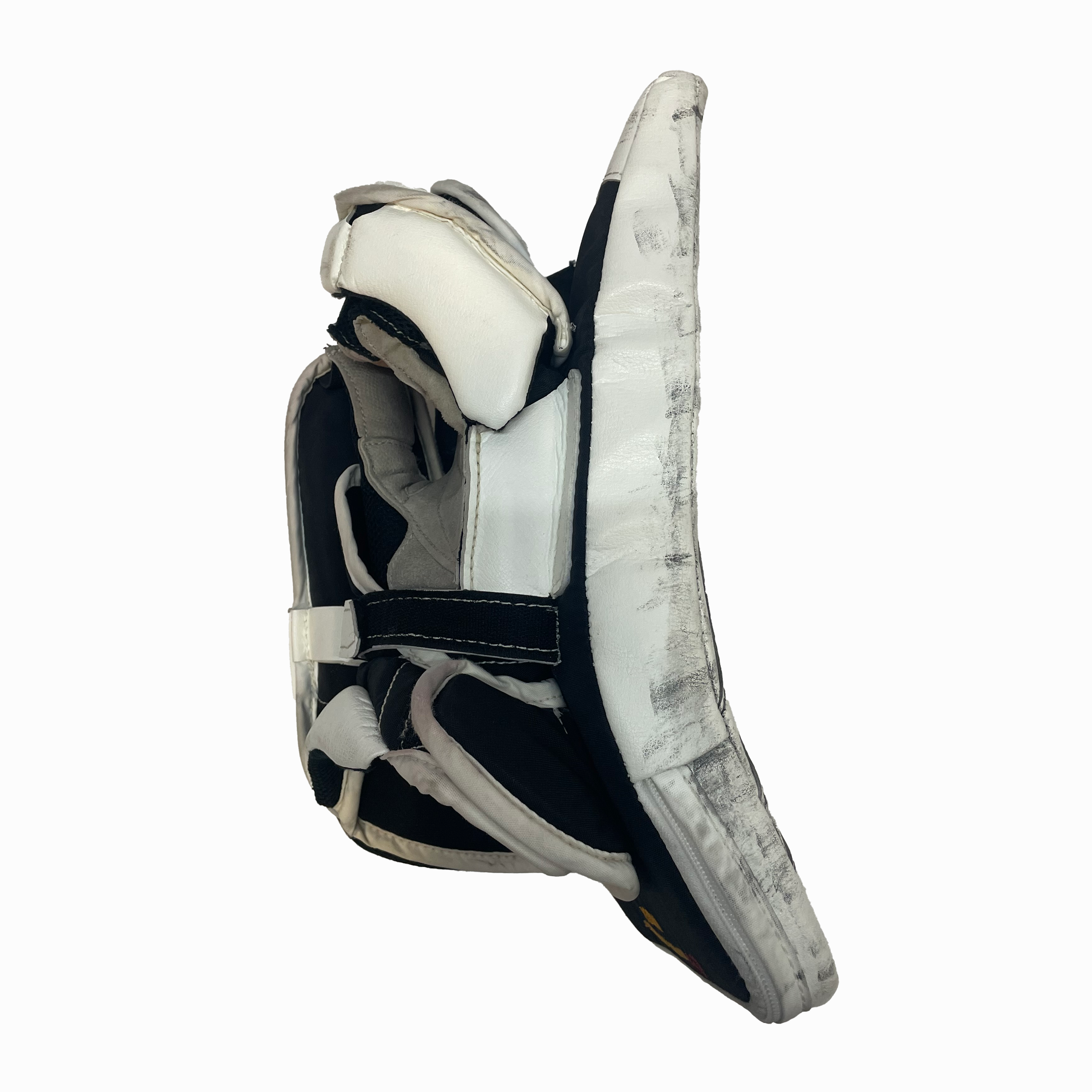 TRUE L20.2 - Used Full Right Pro Stock Goalie Full Set (White/Yellow/Black)