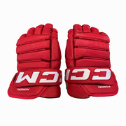 CCM HG43 - Used NCAA Pro Stock Glove (Red)