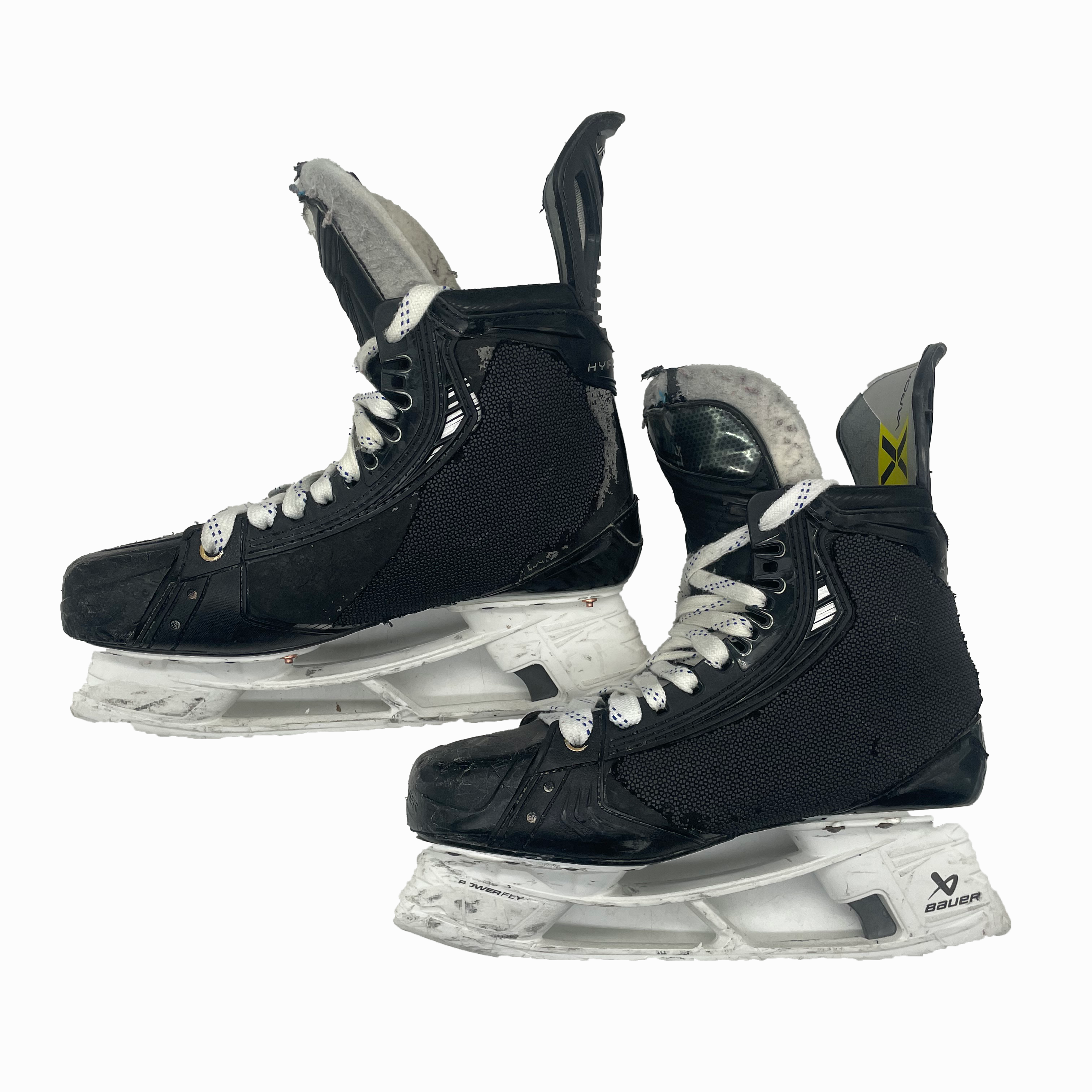 Bauer Vapor Hyperlite 2 - Used Pro Stock Skates with Shot Blockers - Size 10EE