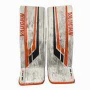 Vaughn Ventus SLR3 - Used Pro Stock Goalie Pads (White/Orange/Black)