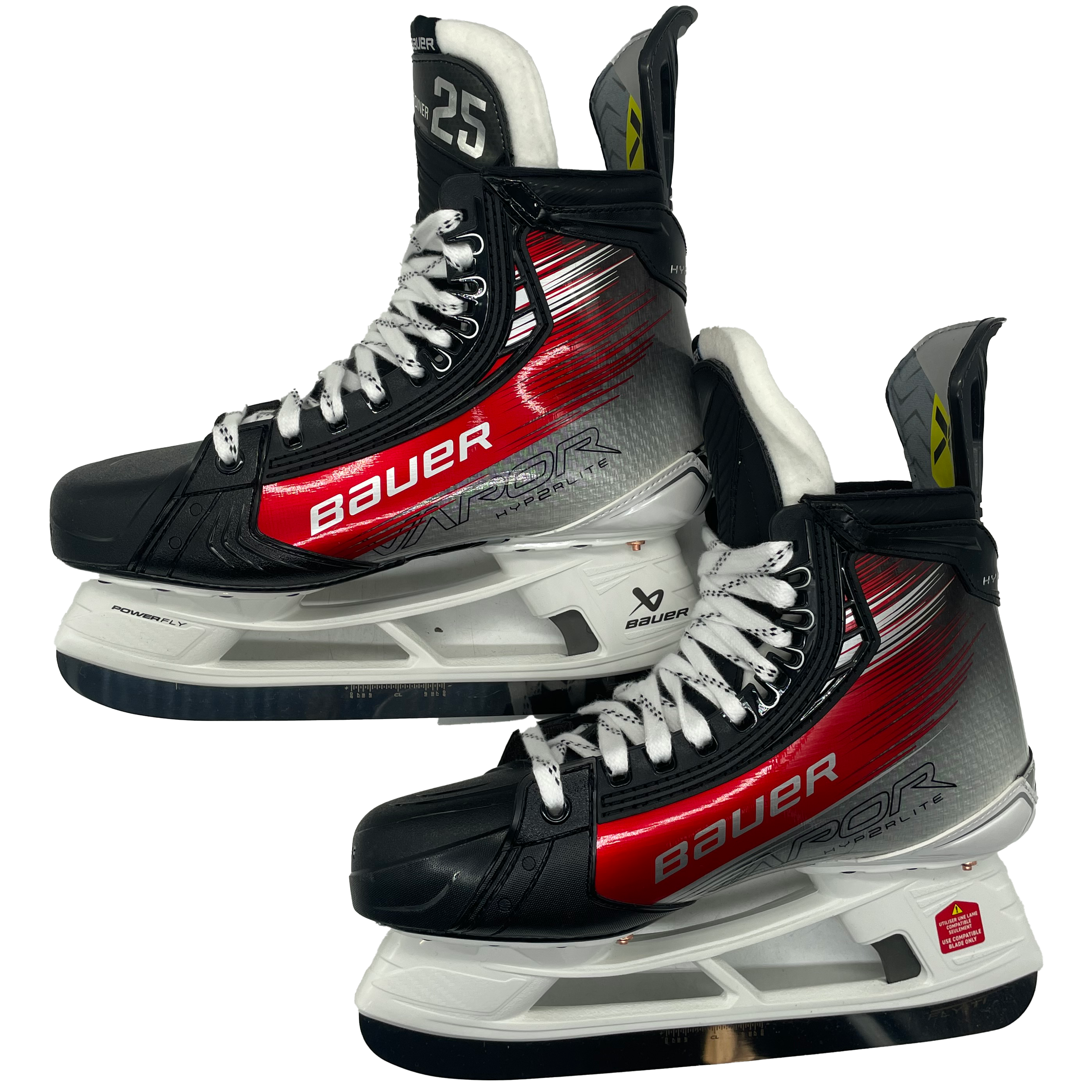 Bauer Vapor Hyperlite 2 - Pro Stock Hockey Skates - Size 9.5E (Red)