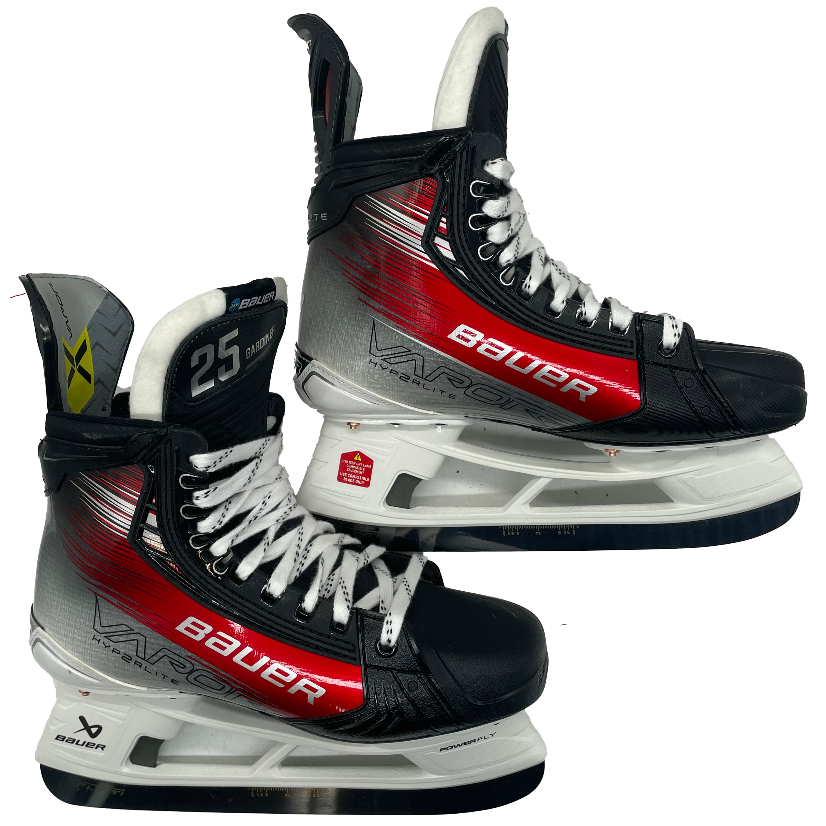 Bauer Vapor Hyperlite 2 - Pro Stock Hockey Skates - Size 9.5E (Red)