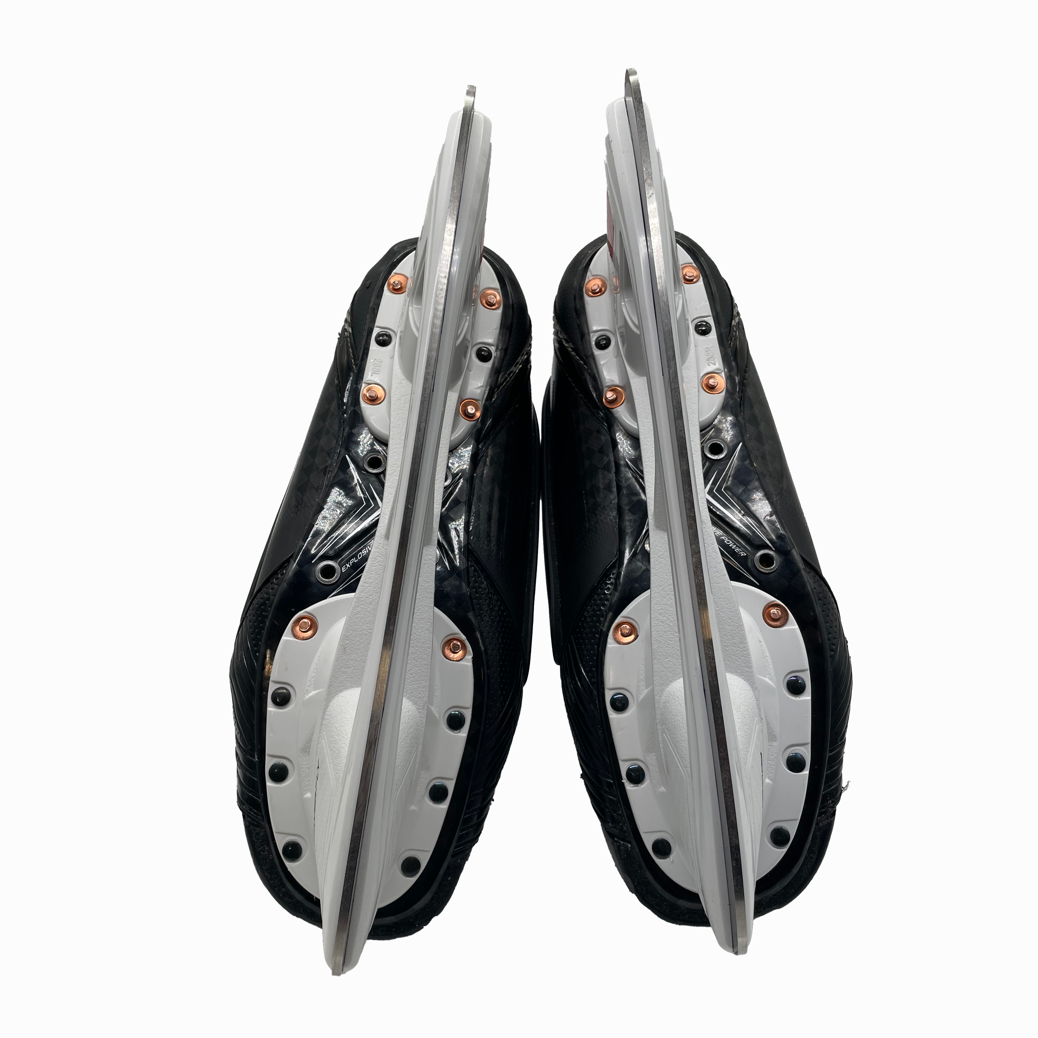 Bauer Supreme Shadow - Used Pro Stock Hockey Skates - Size 10 (Blue)