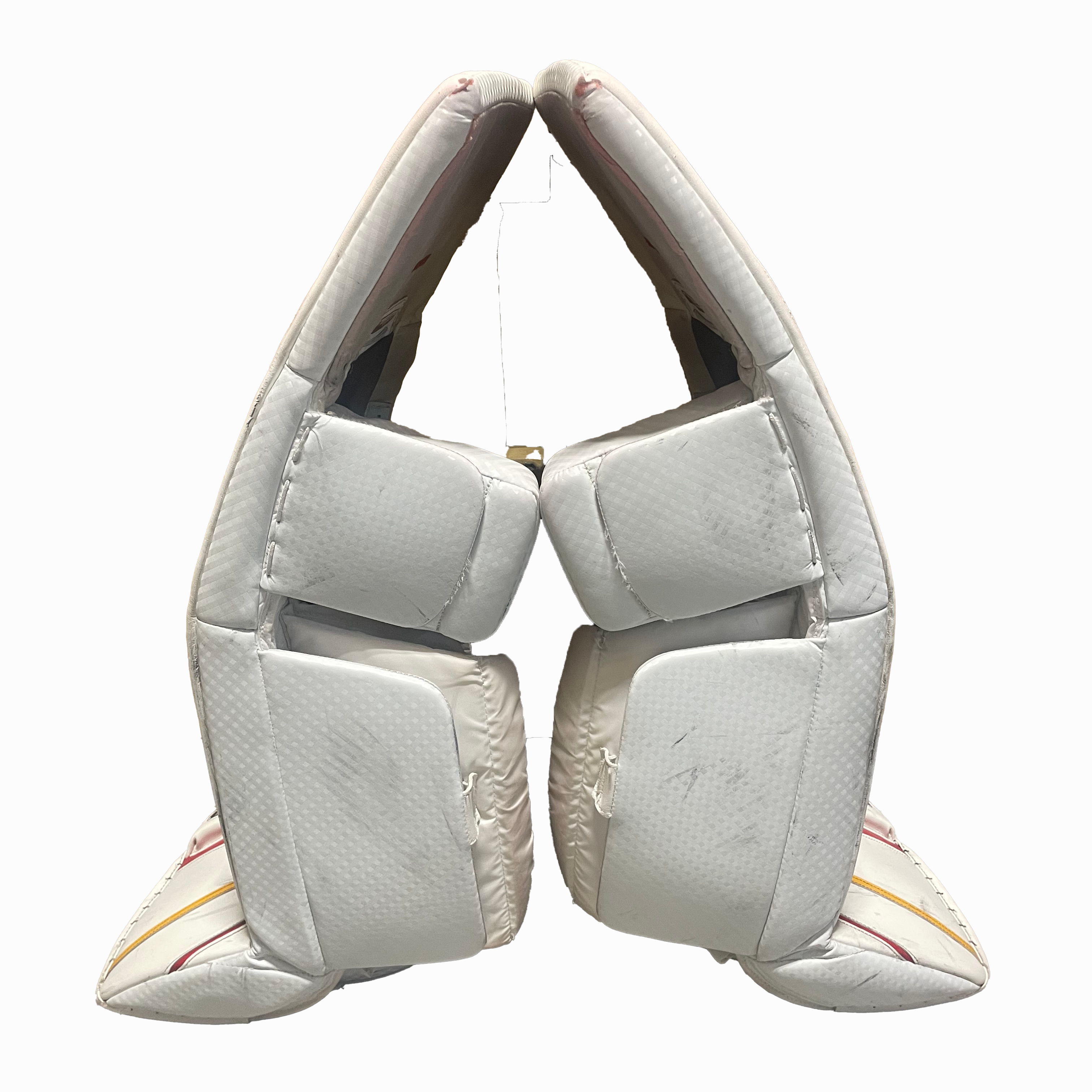 Brians Ico1k - Used Pro Stock Goalie Full Set (White/Red/Yellow)