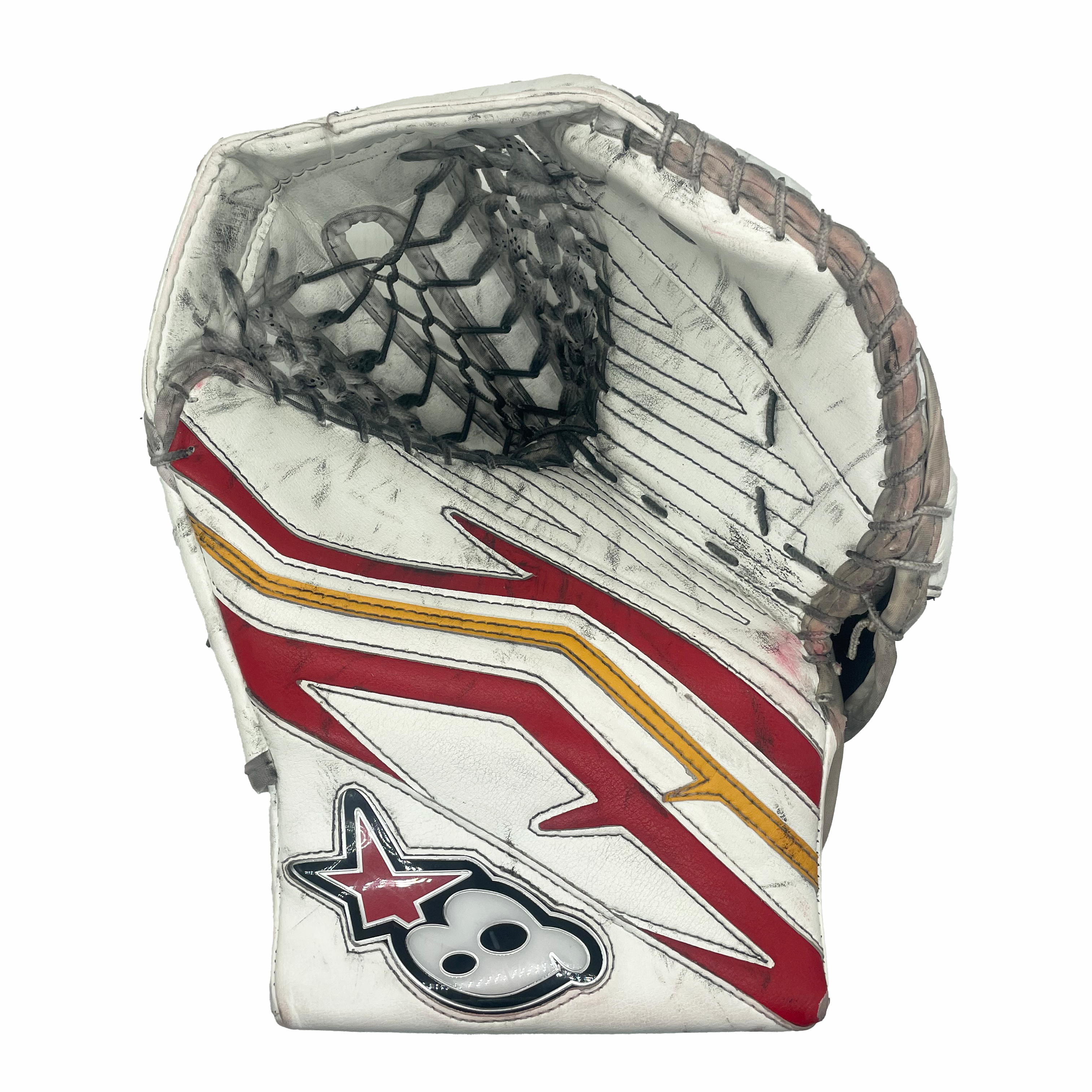 Brians Ico1k - Used Pro Stock Goalie Full Set (White/Red/Yellow)