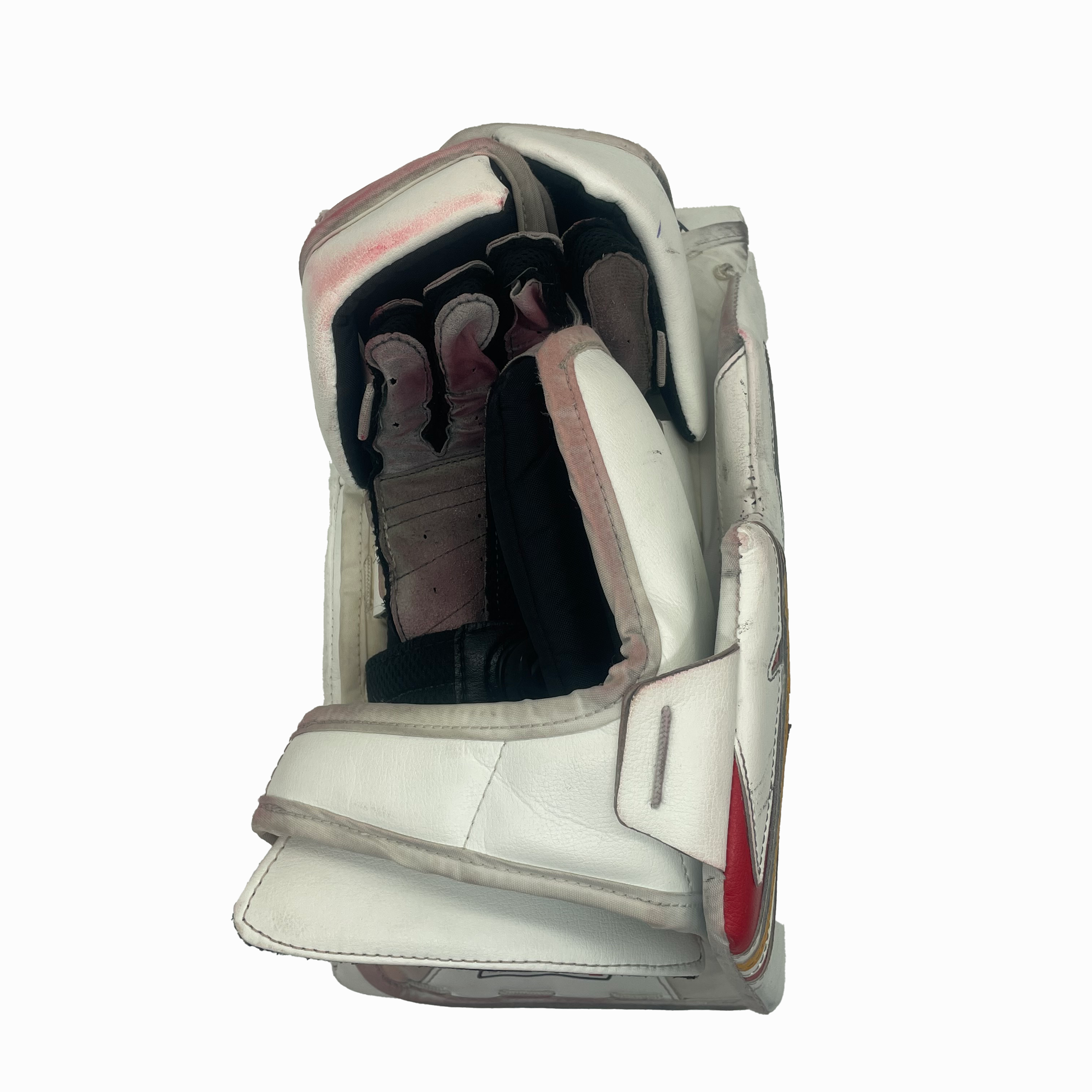 Brians Ico1k - Used Pro Stock Goalie Full Set (White/Red/Yellow)