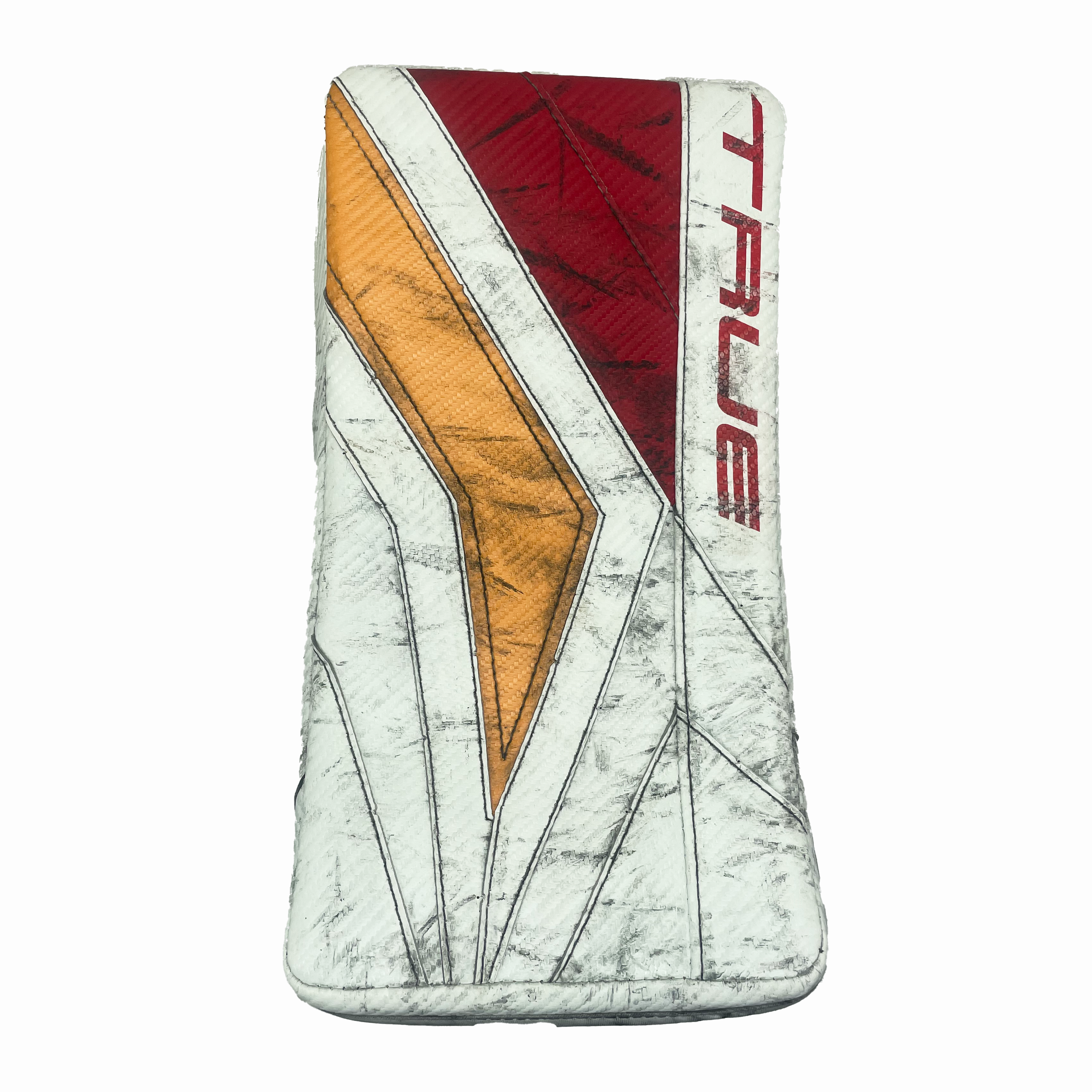 True Catalyst PX5 - Used Pro Stock Goalie Full Set (White/Red/Yellow)