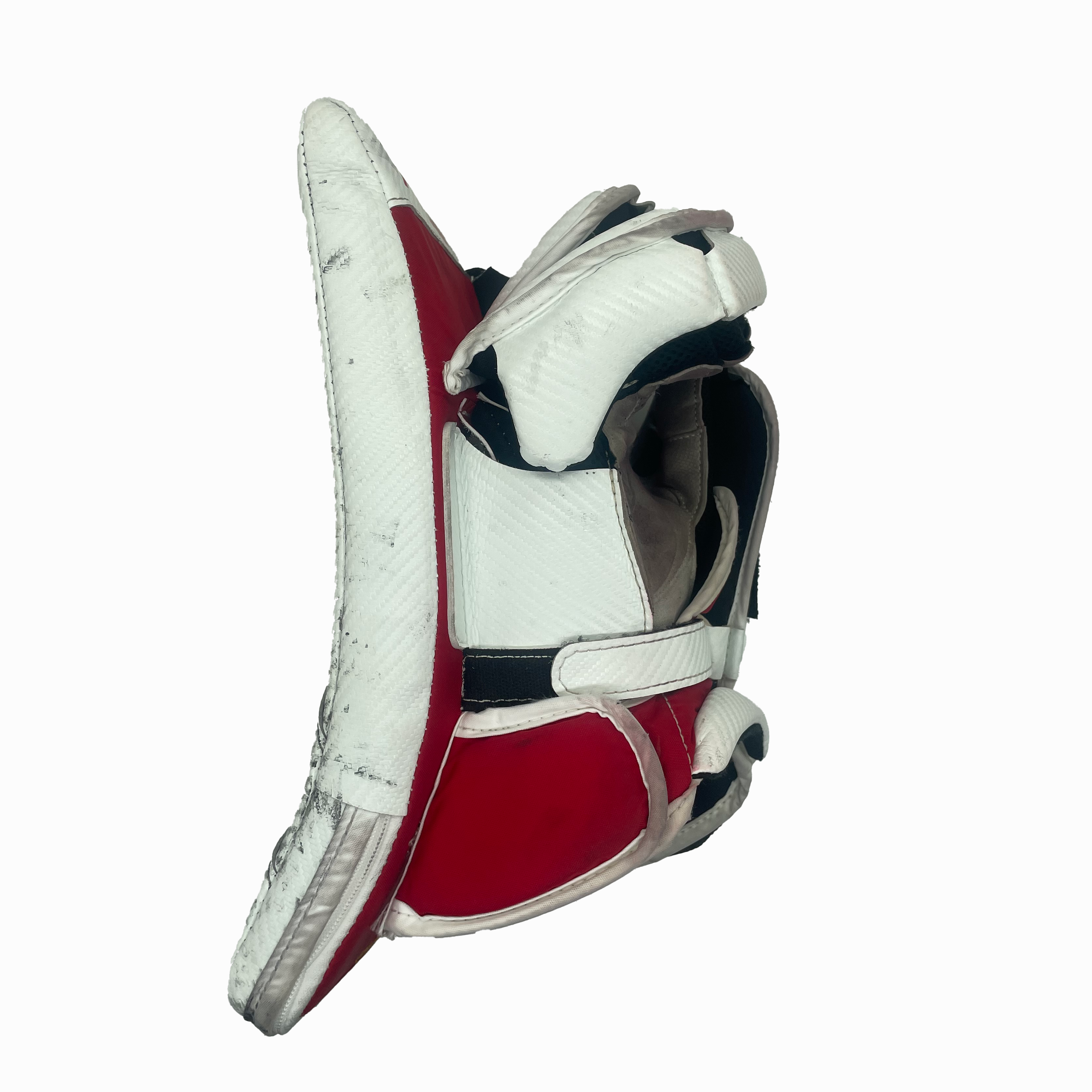 True Catalyst PX5 - Used Pro Stock Goalie Full Set (White/Red/Yellow)