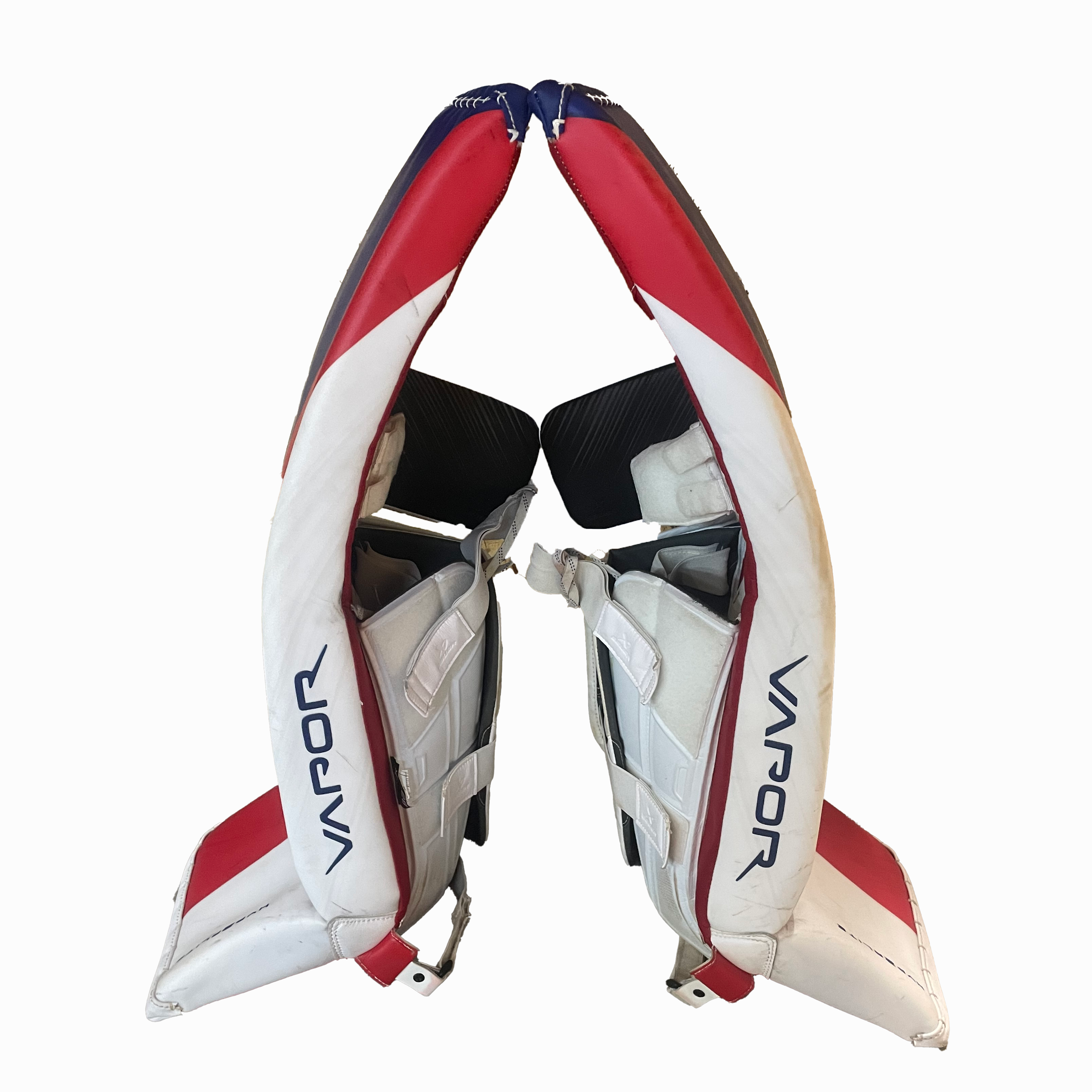 Bauer Vapor Hyperlite 2 - Used Pro Stock Goalie Full Set (White/Red/Blue) *Team Czechia