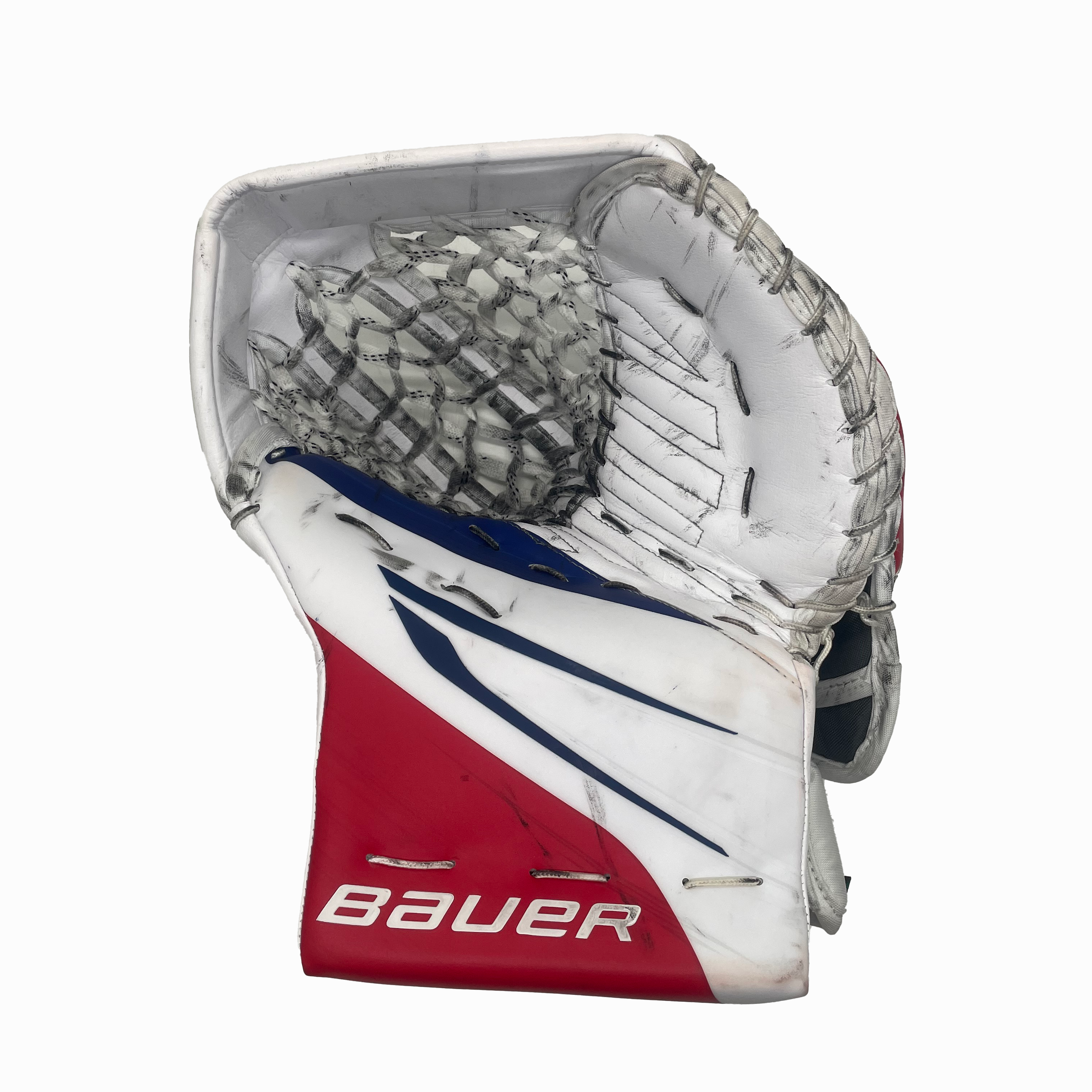 Bauer Vapor Hyperlite 2 - Used Pro Stock Goalie Full Set (White/Red/Blue) *Team Czechia