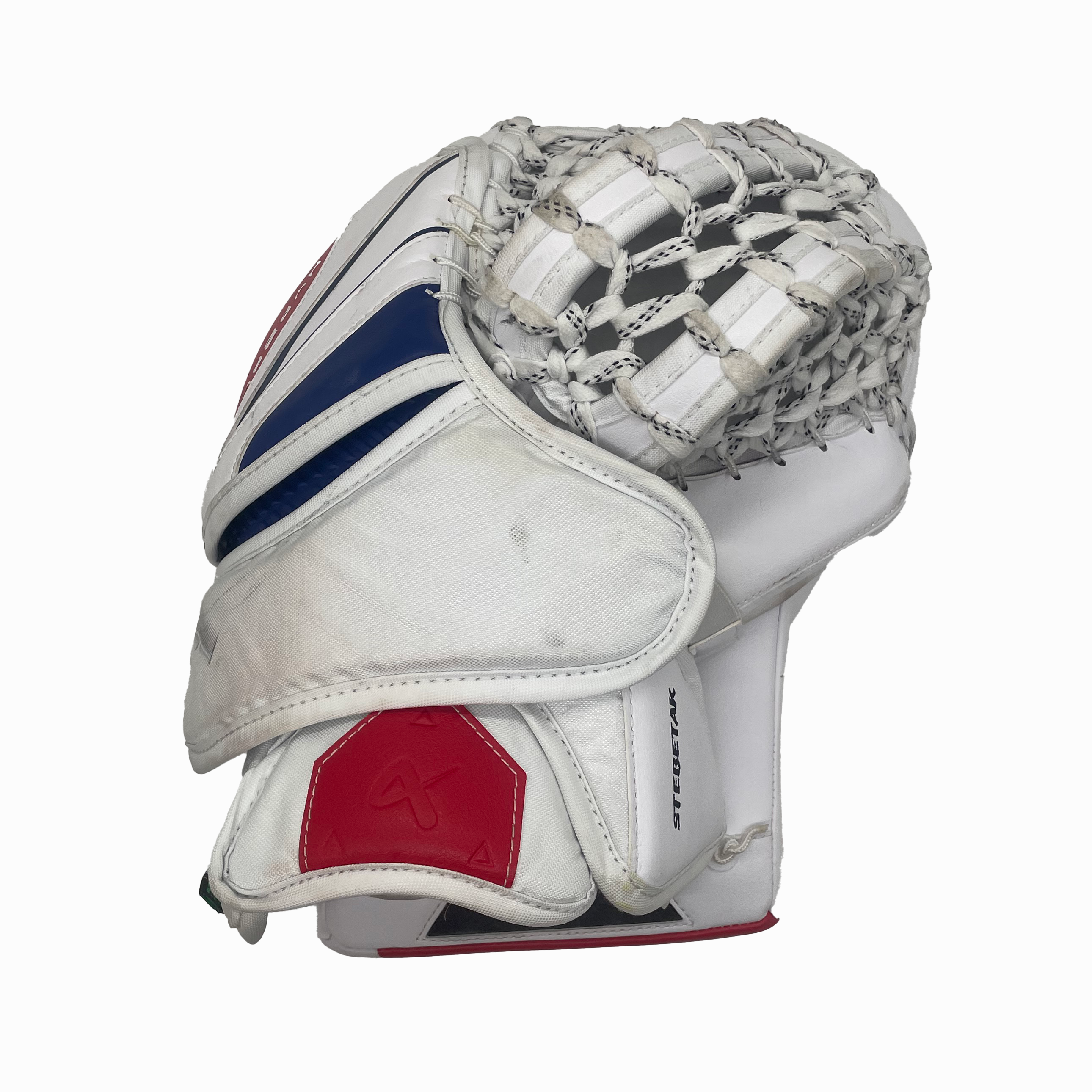 Bauer Vapor Hyperlite 2 - Used Pro Stock Goalie Full Set (White/Red/Blue) *Team Czechia