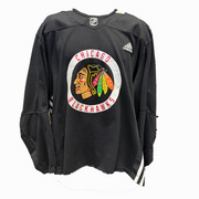 NHL - Used Chicago Blackhawks Adidas Practice Jersey (Black)
