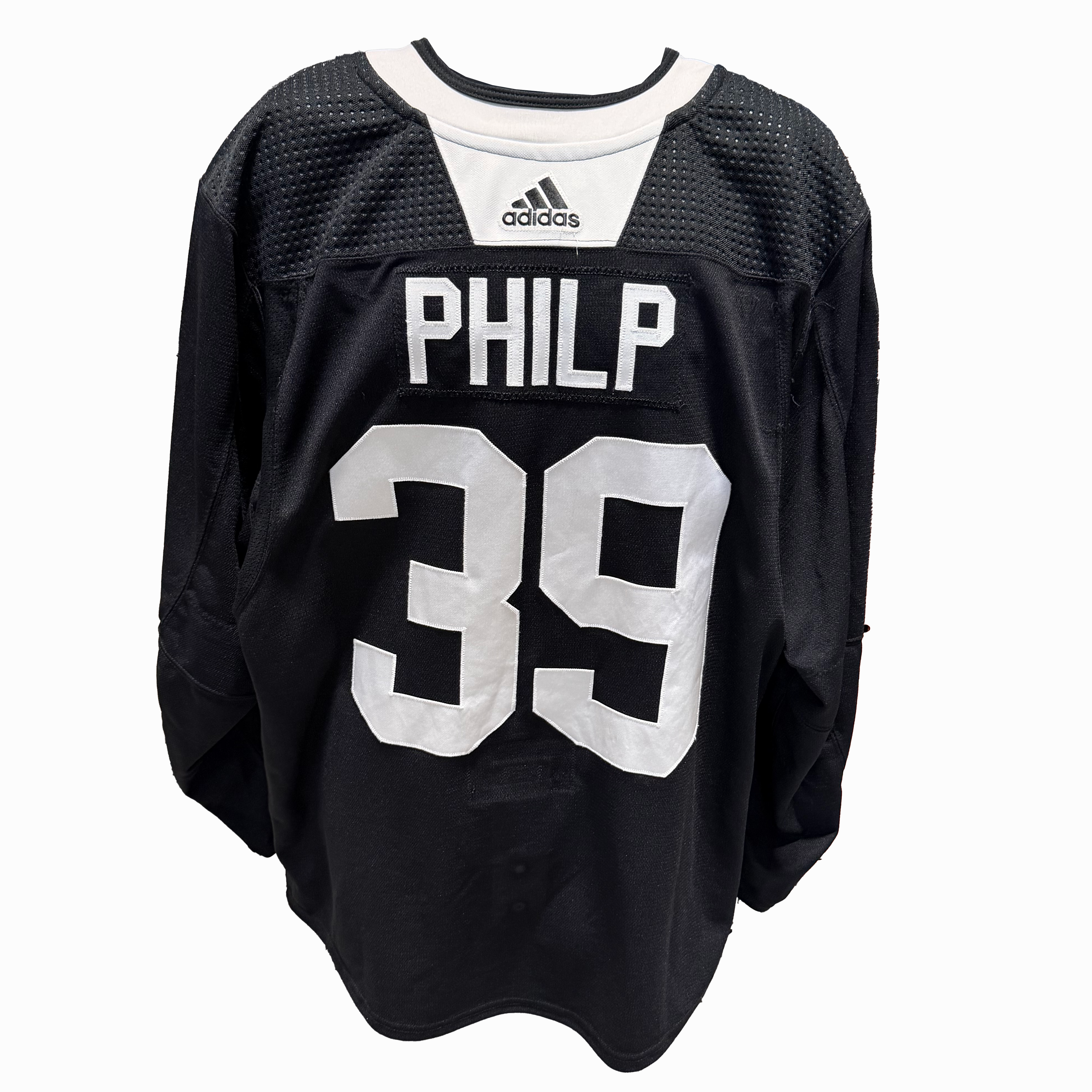NHL - Used Chicago Blackhawks Adidas Practice Jersey With Namebars (Black)