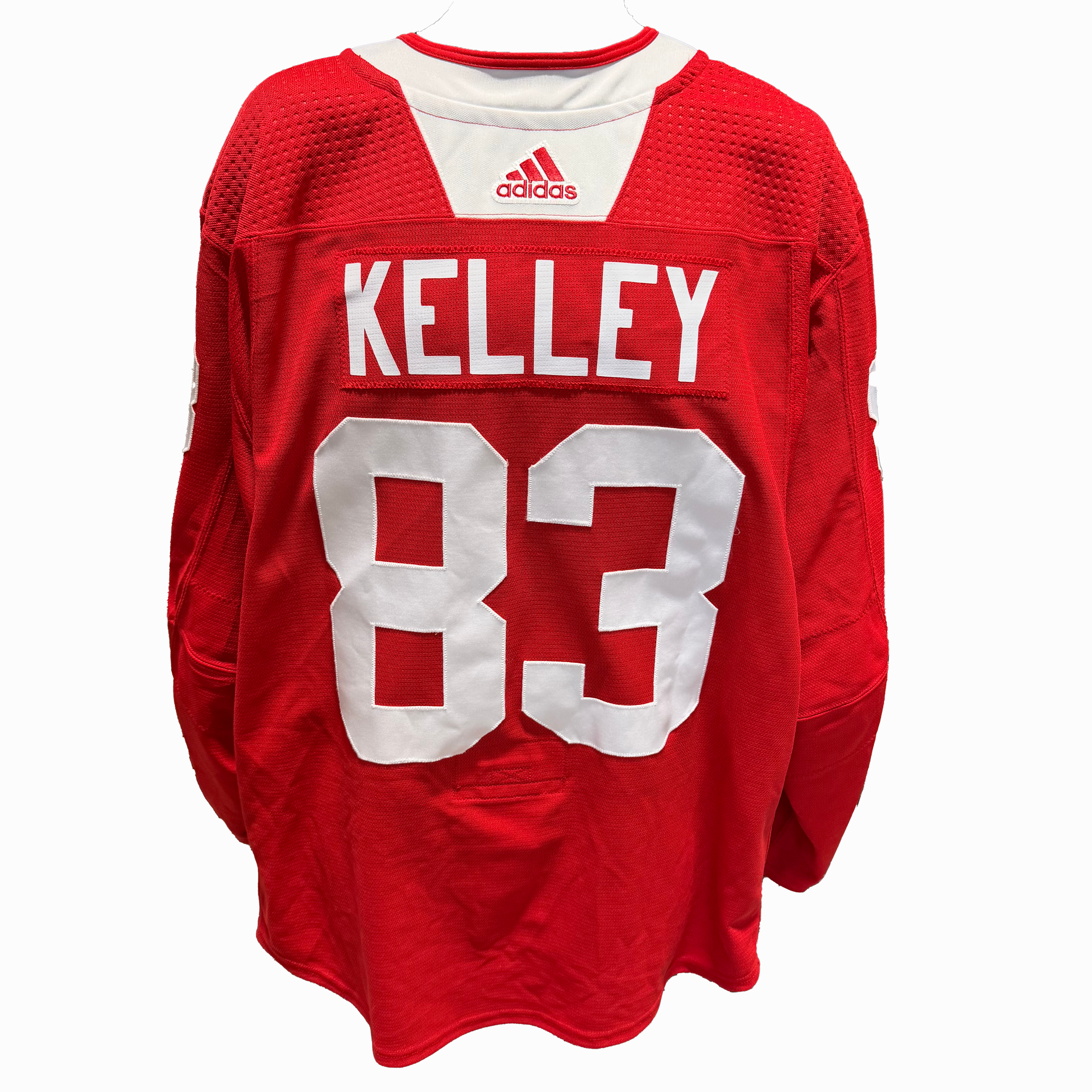 NHL - Used Chicago Blackhawks Adidas Practice Jersey With Namebars (Red)