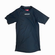 CCM Short Sleeve Compression Shirt (Black)
