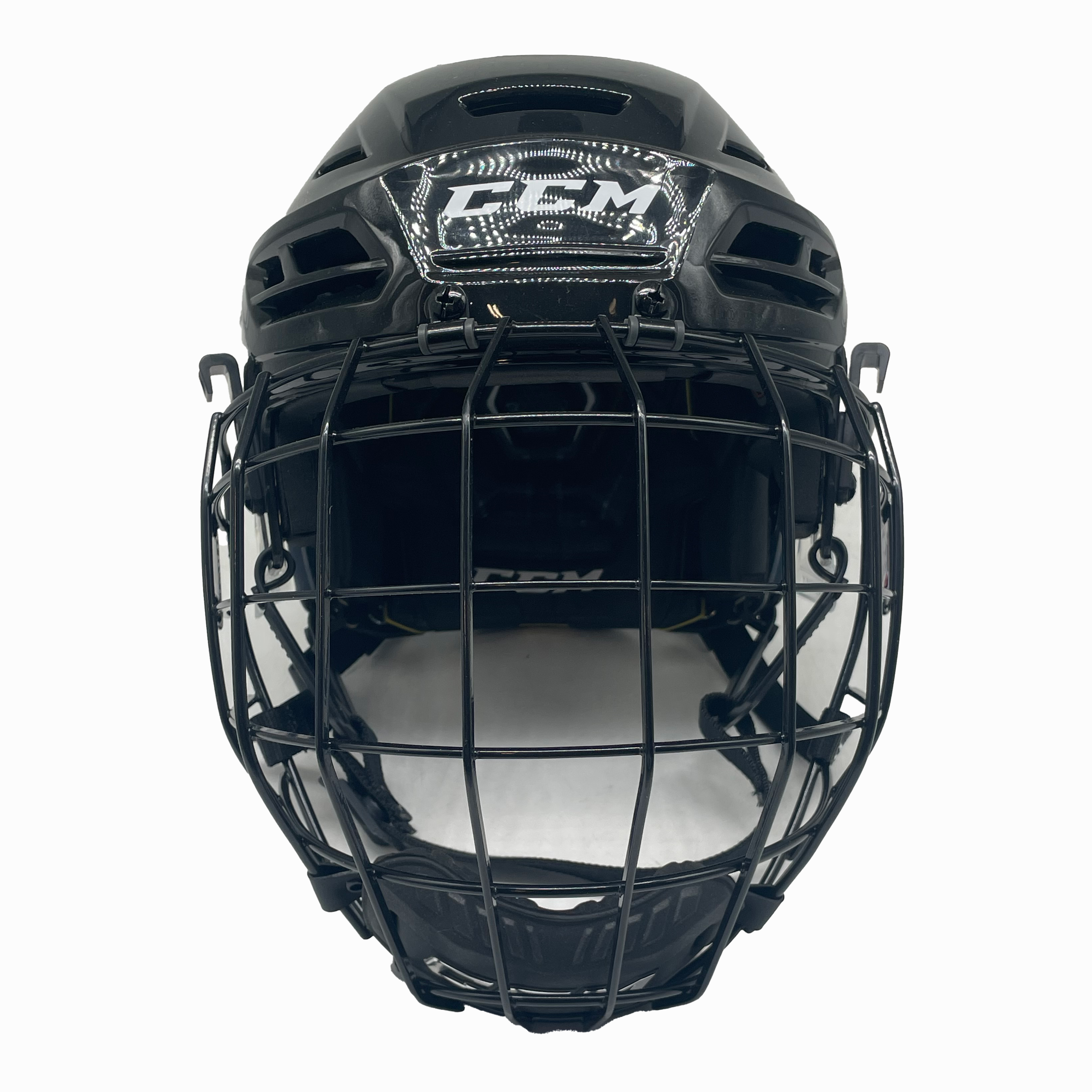 CCM Tacks 310 - Hockey Helmet With Cage (Black)