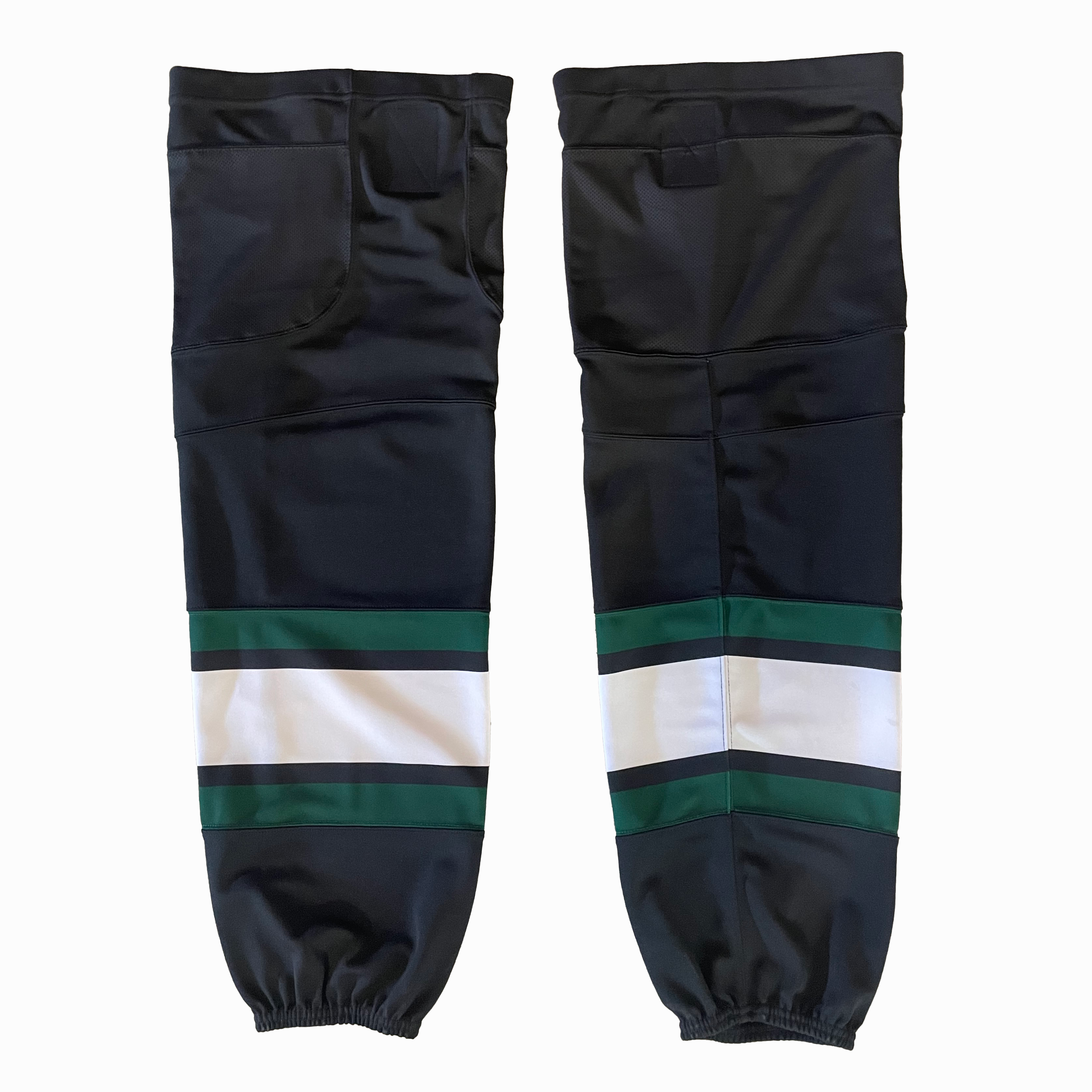 Exclusive Pro Sports - Used Hockey Socks (Black/White/Green)