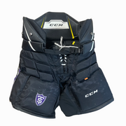 CCM Axis - Used NCAA Pro Stock Goalie Pant (Black/Purple)
