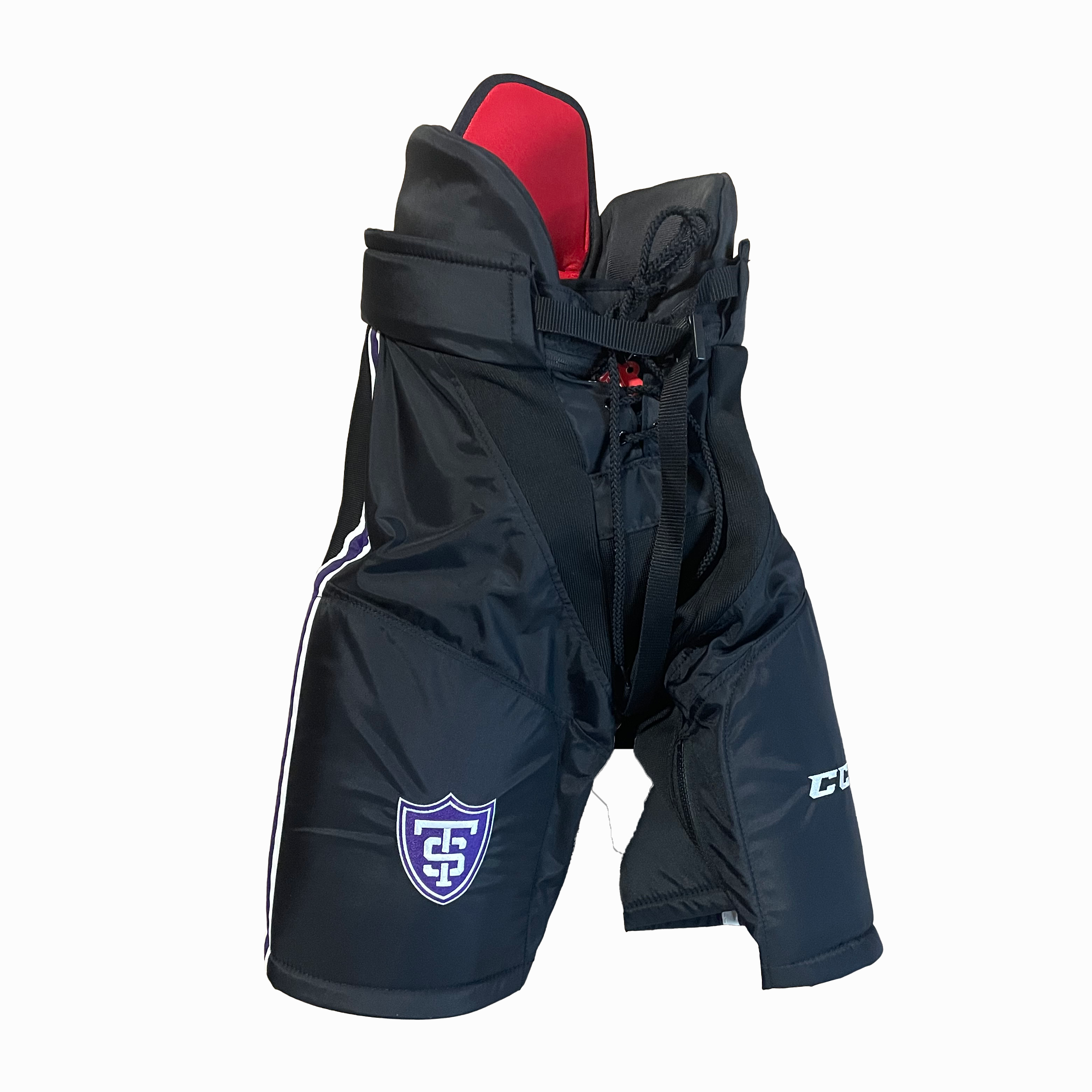CCM HPWMP 2 - Women's NCAA Pro Stock Hockey Pant (Black/Purple/White)