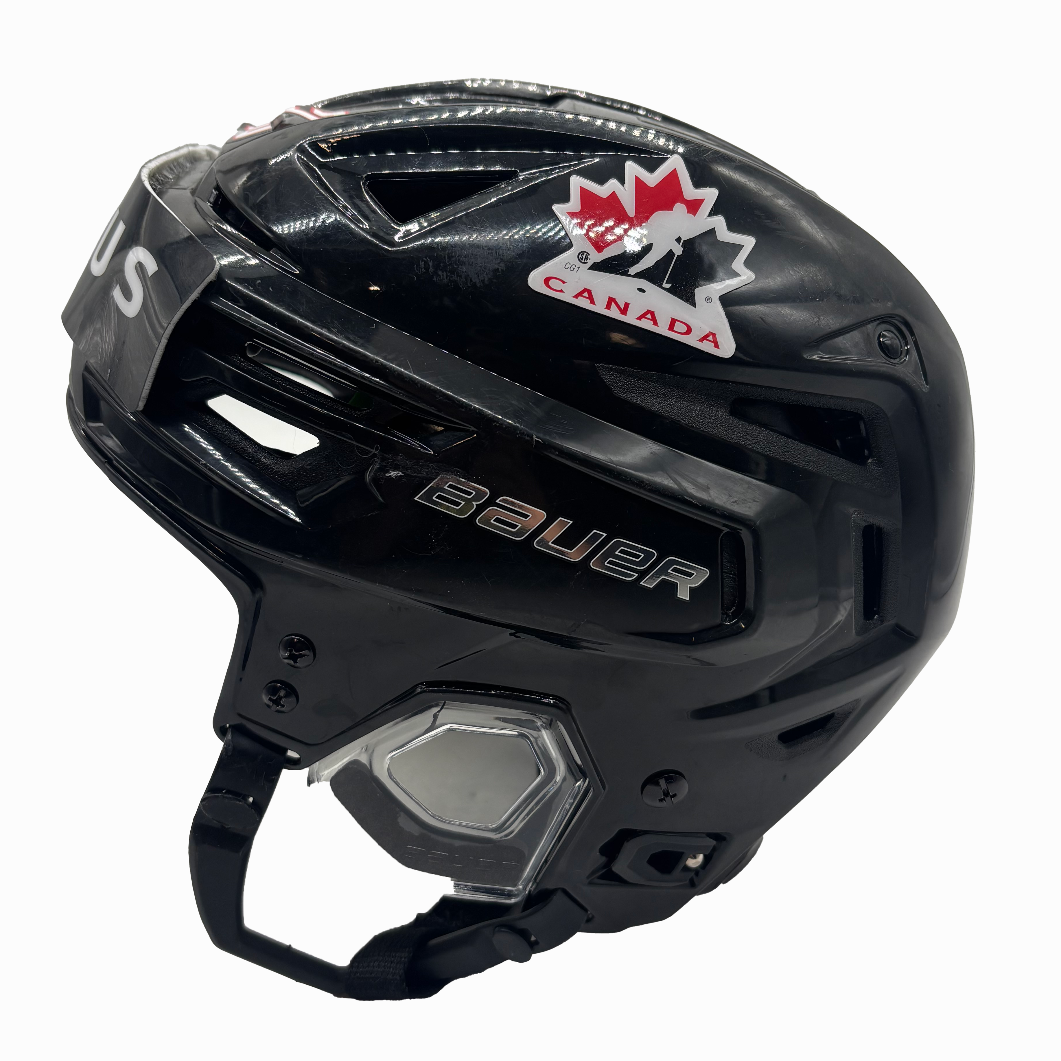 Bauer Re Akt 155 - Used Team Canada Hockey Helmet (Black)