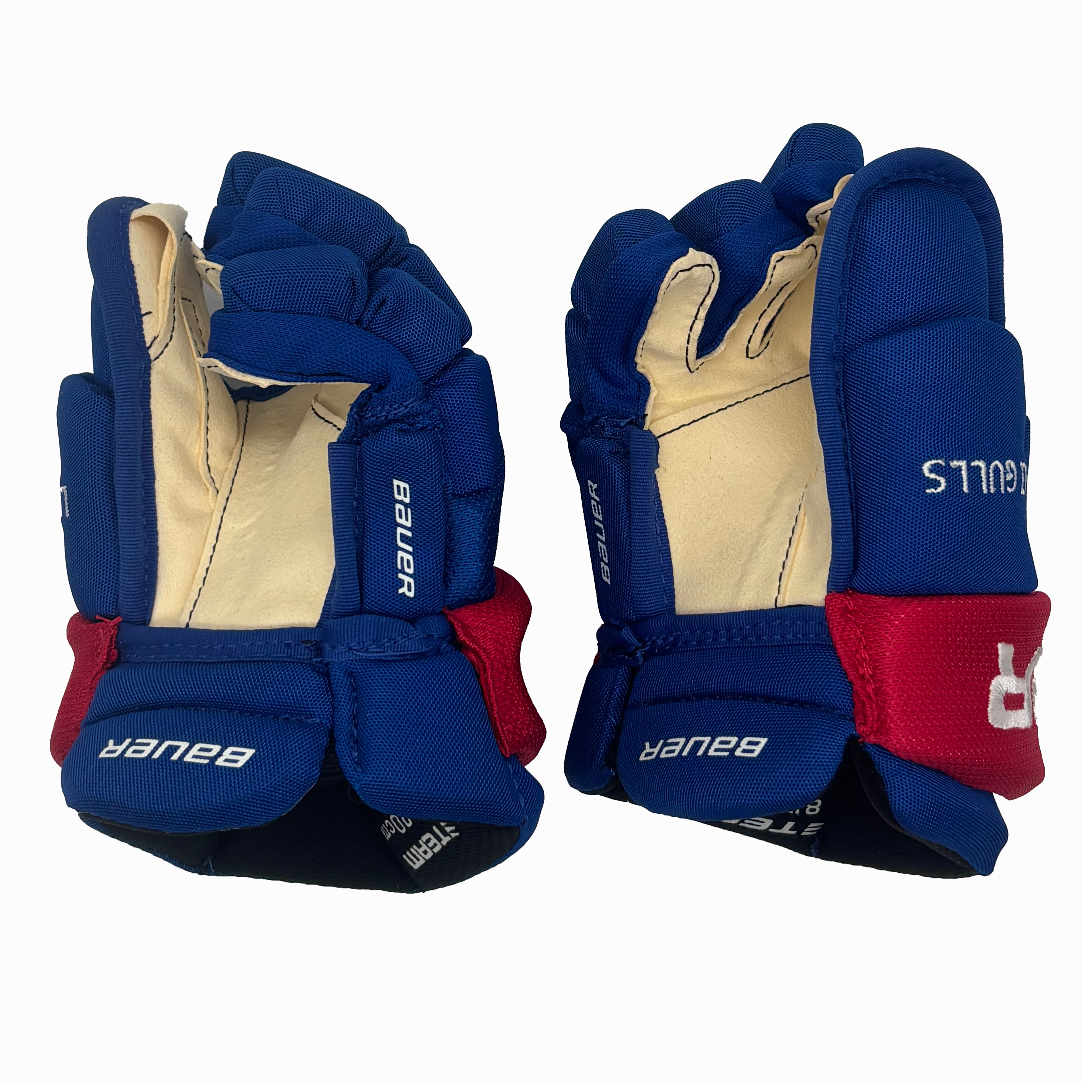 Gants d'équipe Bauer – Jeunesse (Bleu/Rouge/Blanc)