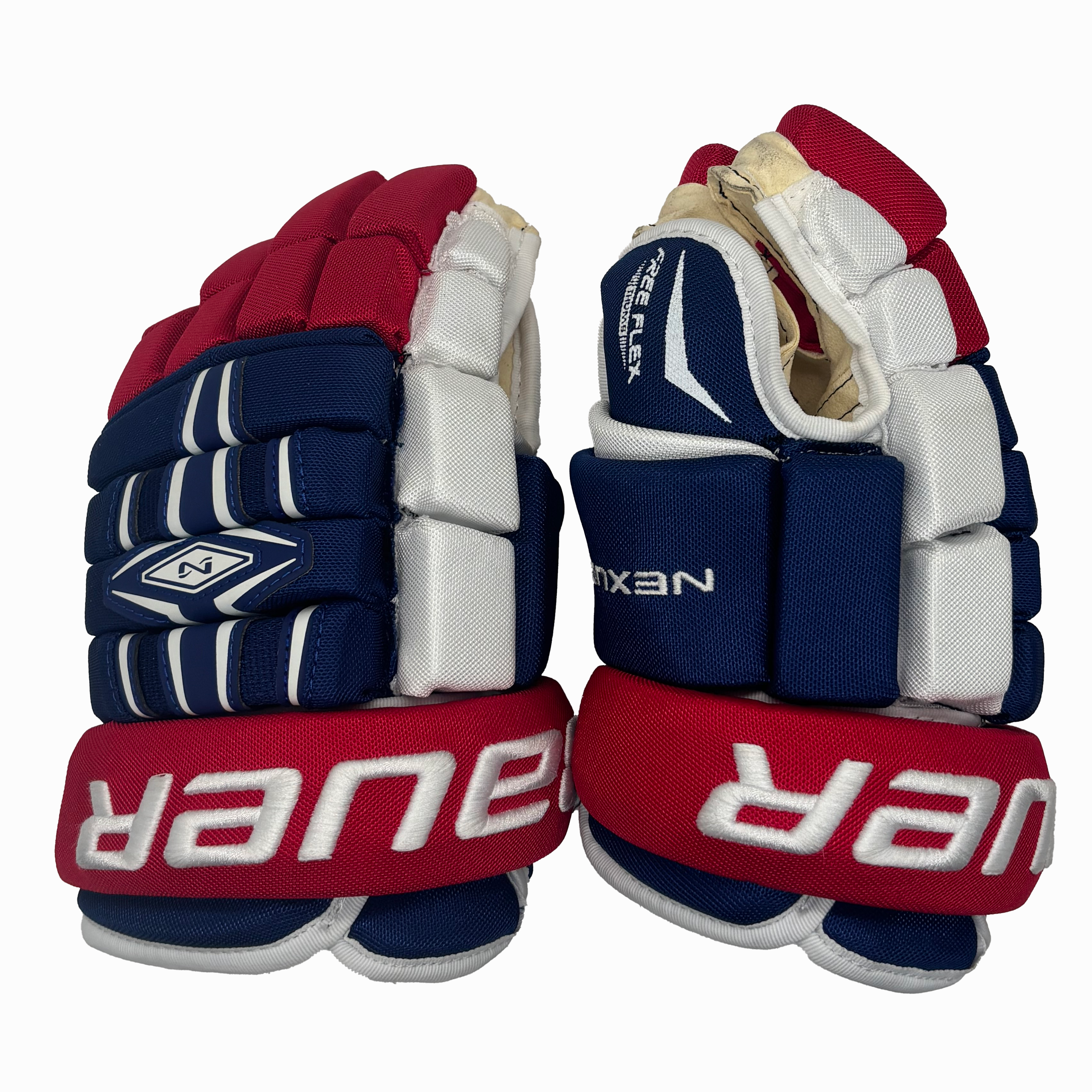 Bauer Nexus Team Gloves - Junior (Blue/Red/White)