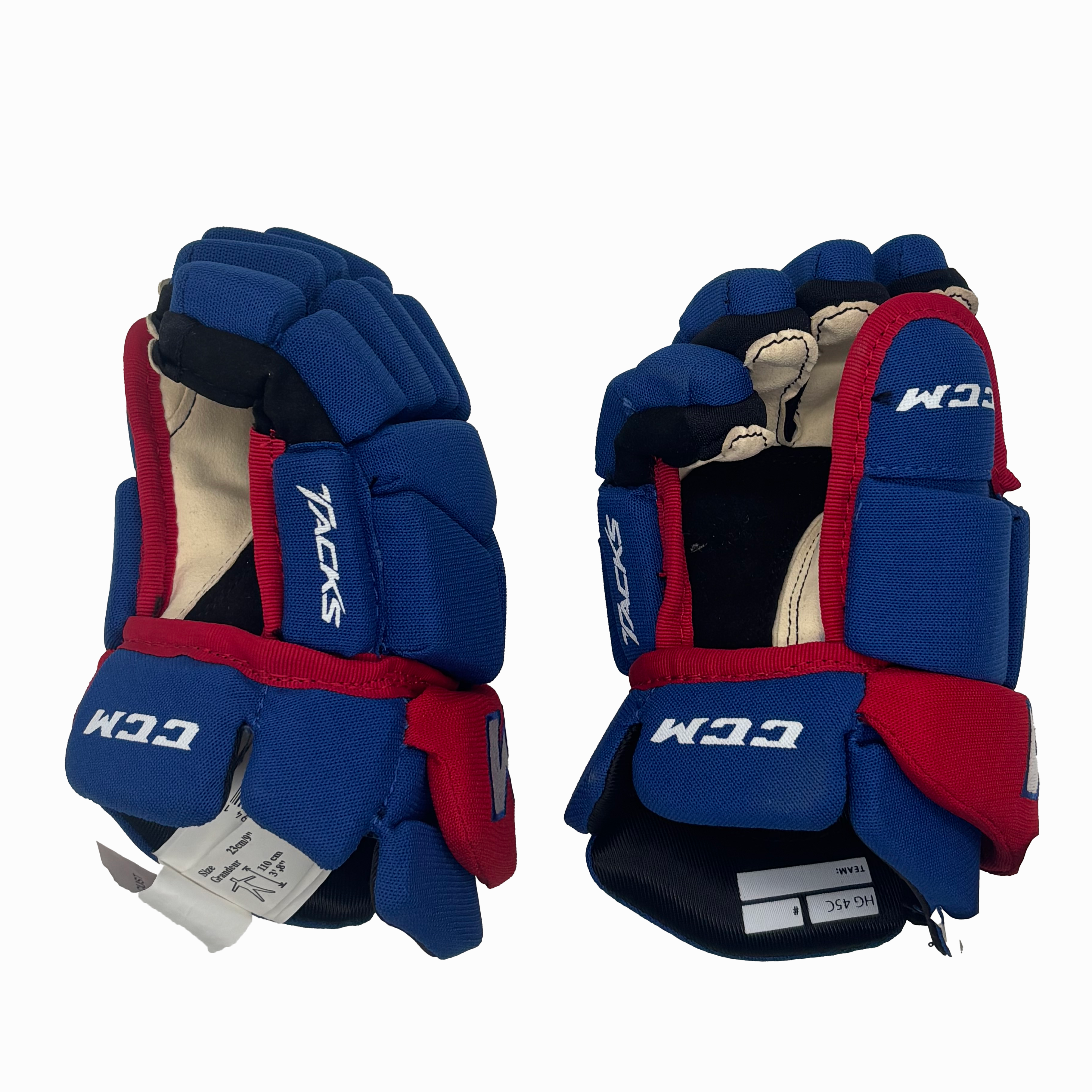 Gants CCM HG45C - Junior (Bleu/Rouge/Blanc)