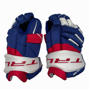 True Catalyst 7X Gloves - Junior (Blue/White/Red)