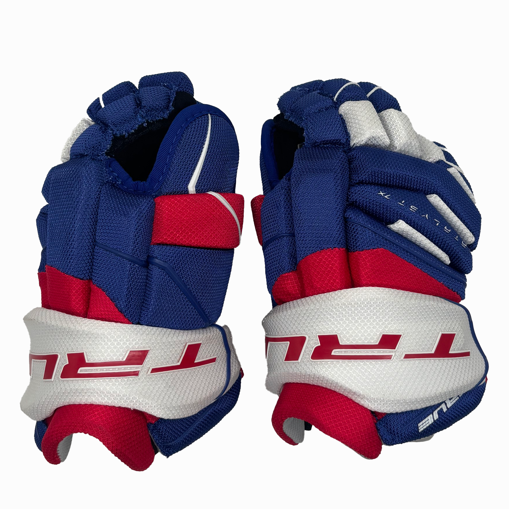 True Catalyst 7X Gloves - Intermediate (Blue/White/Red)