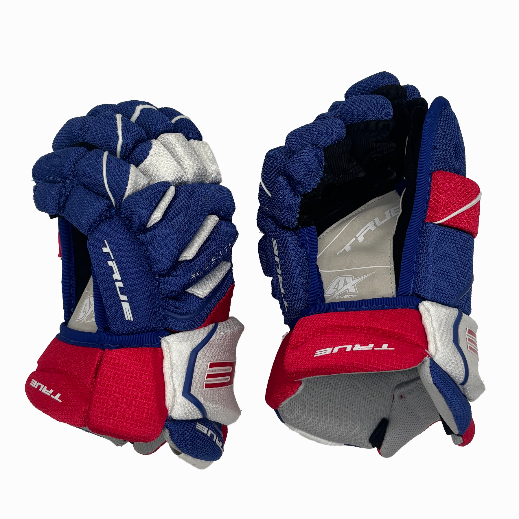 True Catalyst 7X Gloves - Intermediate (Blue/White/Red)