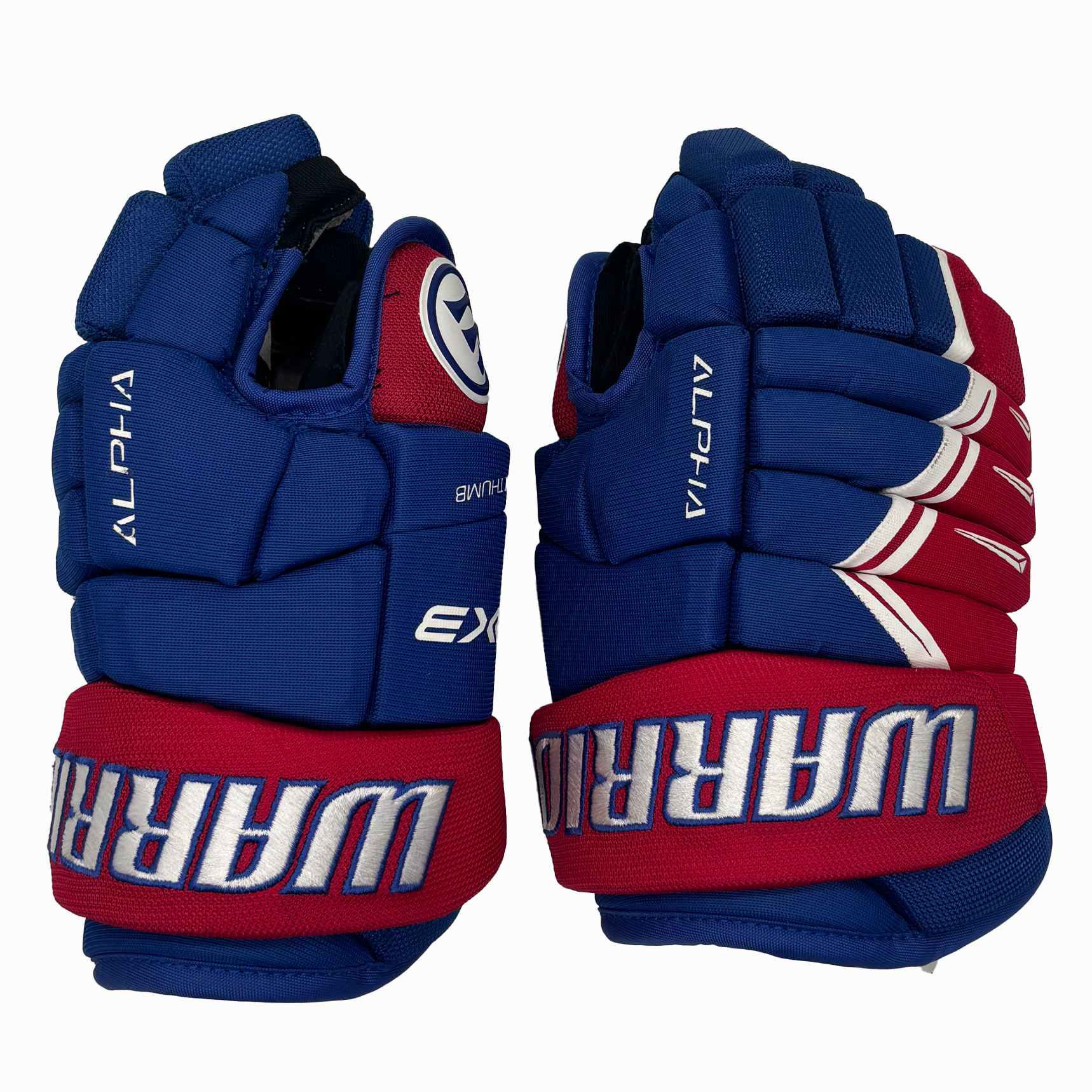 Gants Warrior Alpha DX3 - Junior (Bleu/Rouge/Blanc)