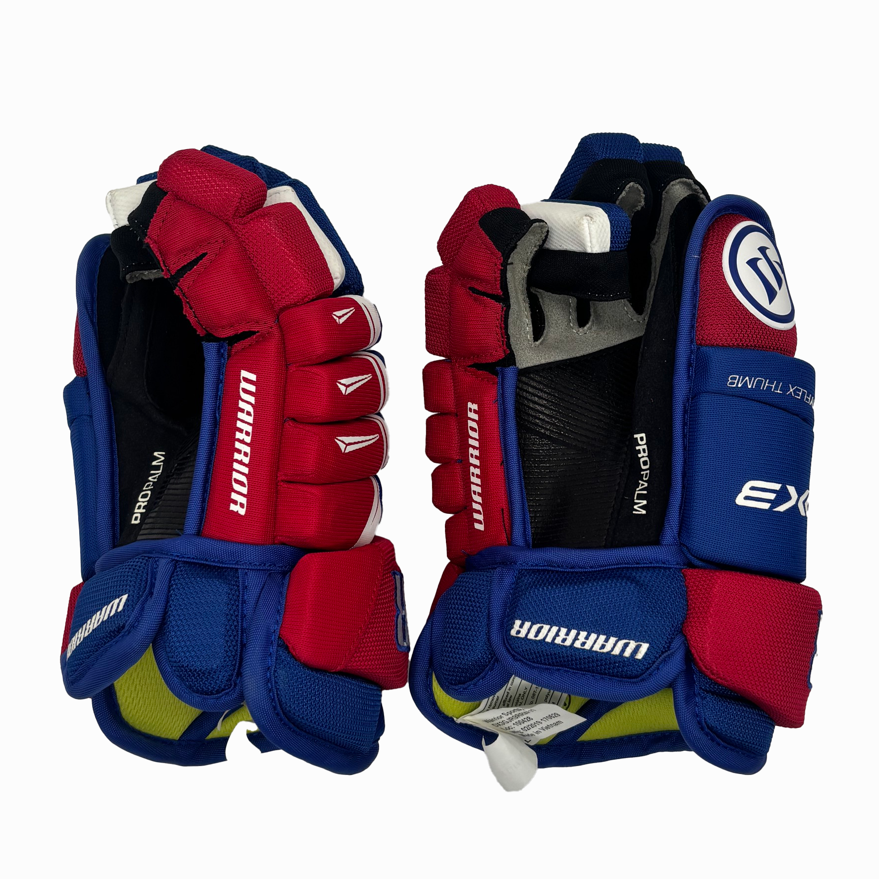 Gants Warrior Alpha DX3 - Junior (Bleu/Rouge/Blanc)
