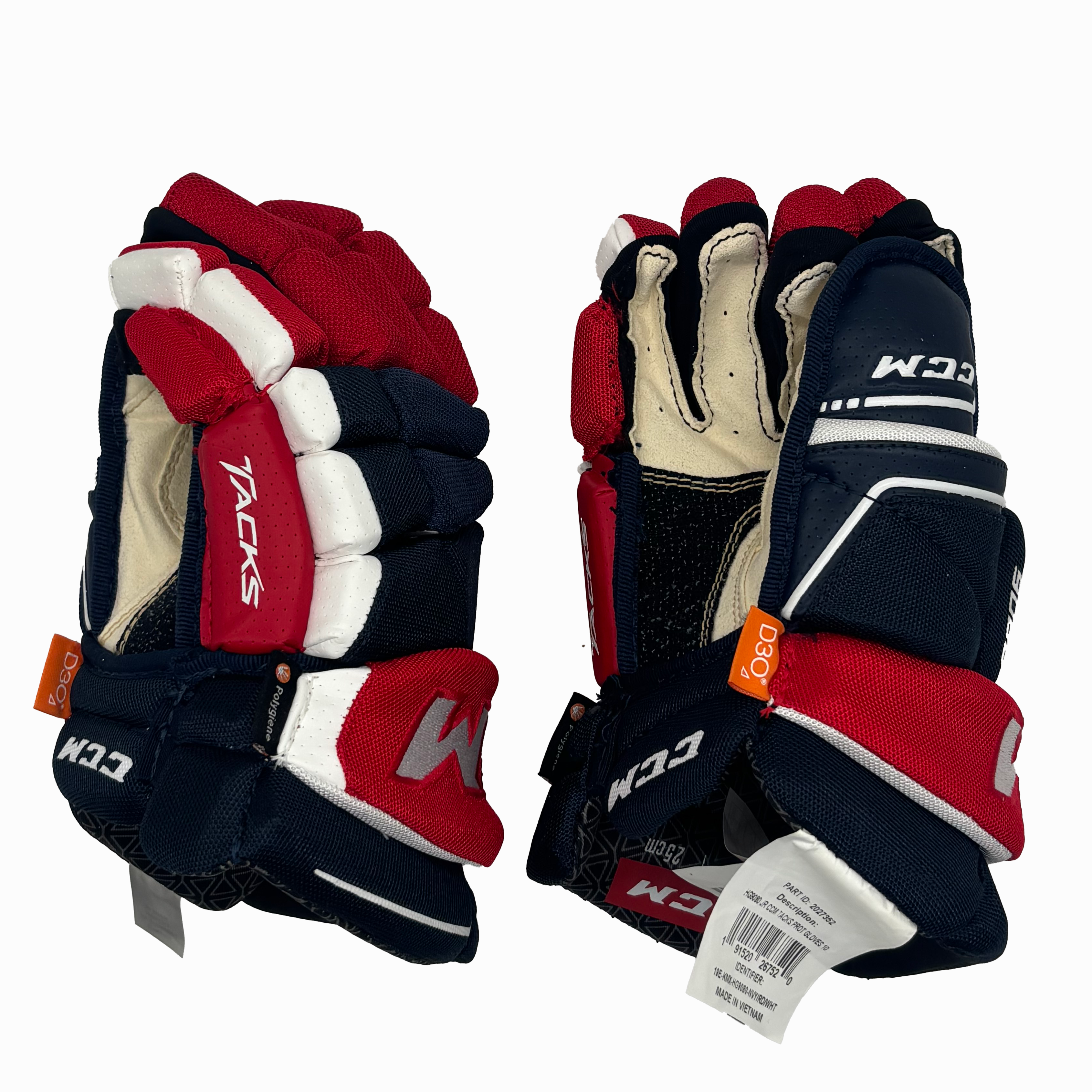 CCM Tacks 9080 Gloves - Senior (Navy/Red/White)