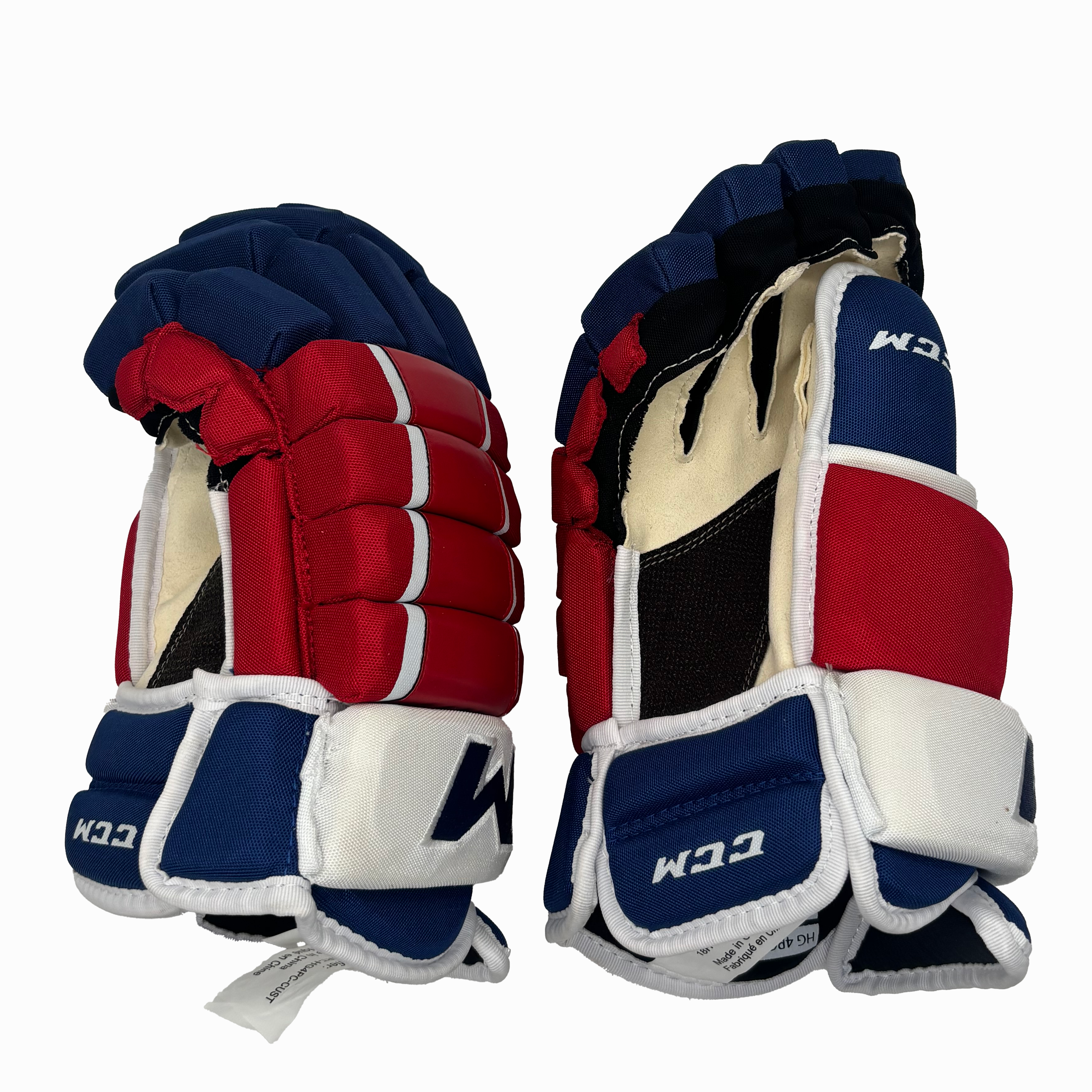 CCM HG4PC Gloves - Senior (Blue/Red/White)