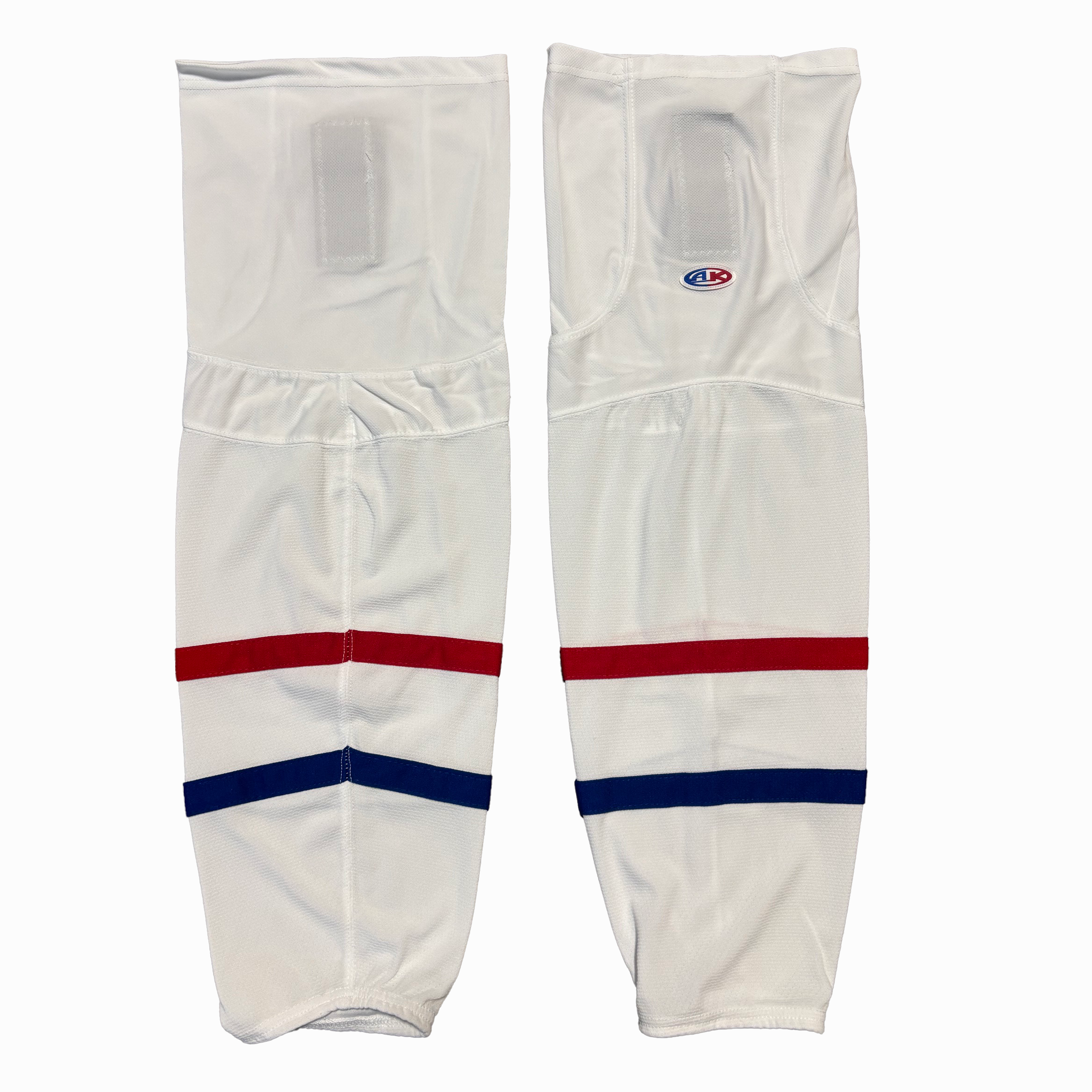 Athletic Knit - Chaussettes de match - Senior (Blanc/Rouge/Bleu)